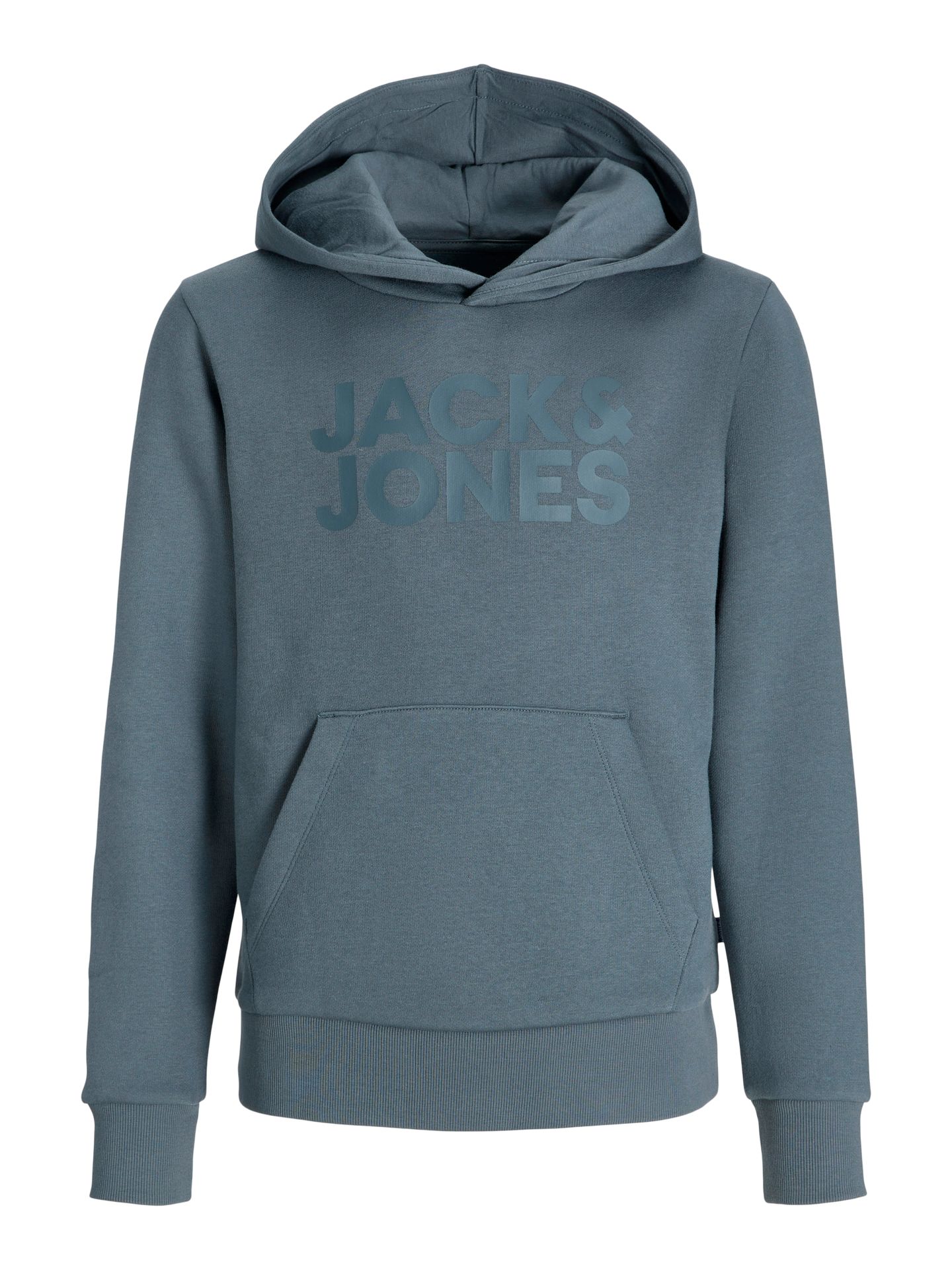 Jack & Jones JJECORP LOGO SWEAT HOOD NOOS JNR Stormy Weather/BIG TONAL 2900152541032
