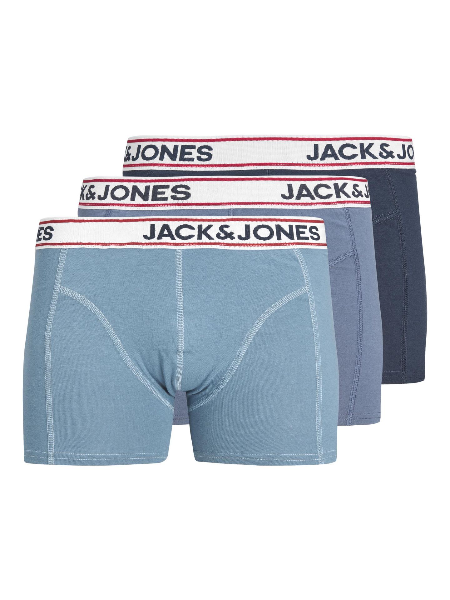 Jack & Jones JACJAKE TRUNKS 3 PACK JNR Navy Blazer/AOP 2900140578026
