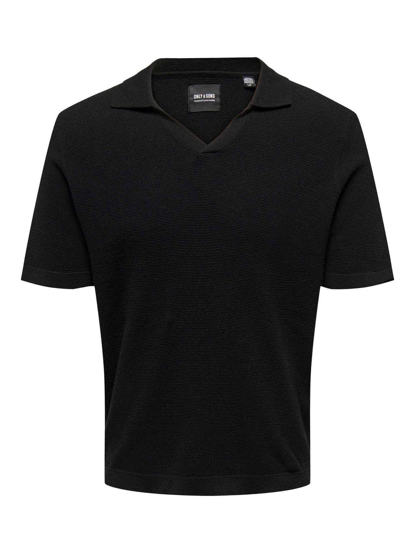 Only & Sons ONSWING LIFE SOLID RESORT POLO KNIT Black 00104769-EKA26011400000174