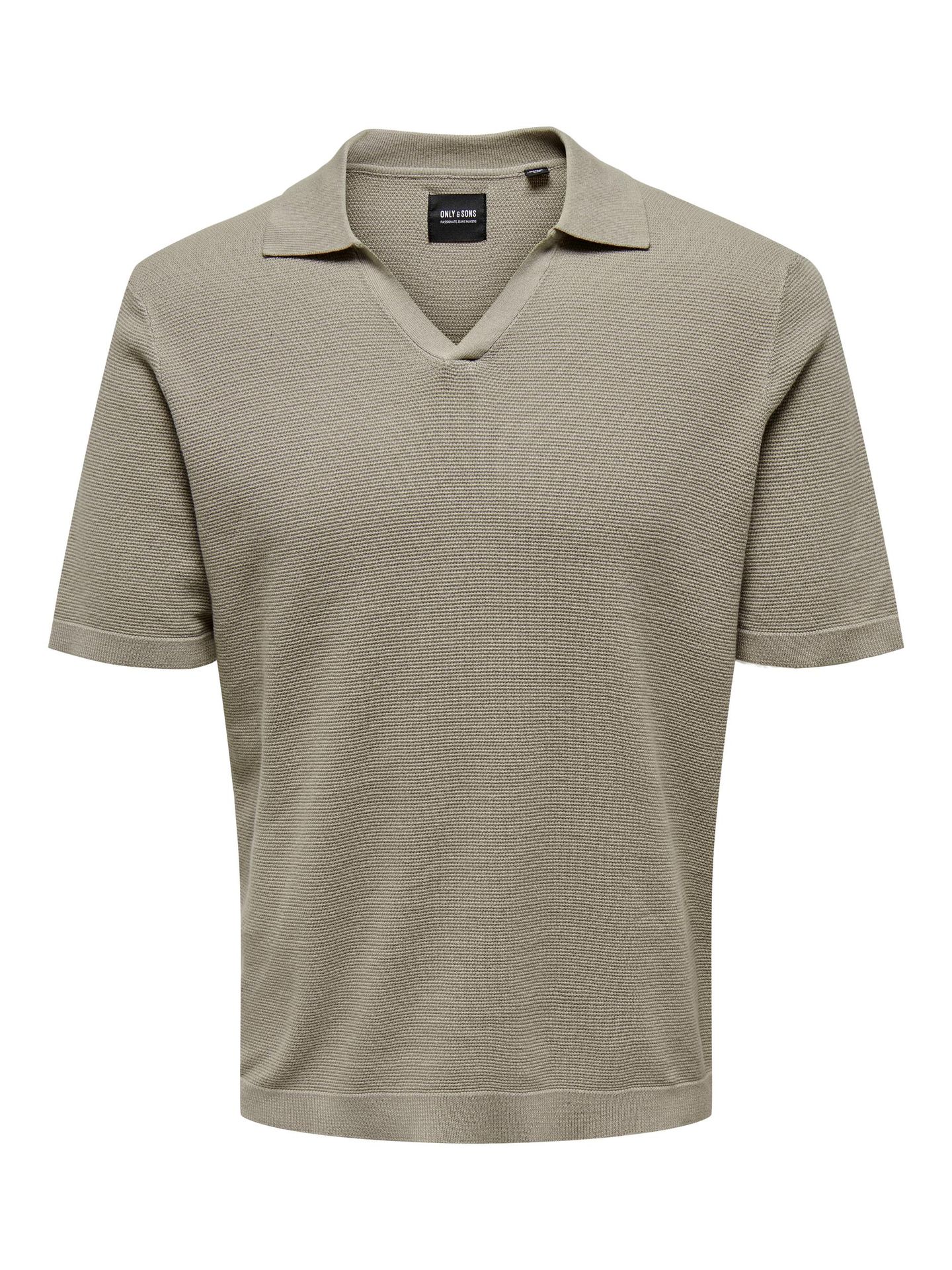 Only & Sons ONSWING LIFE SOLID RESORT POLO KNIT Vintage Khaki 00104769-EKA26011400001540