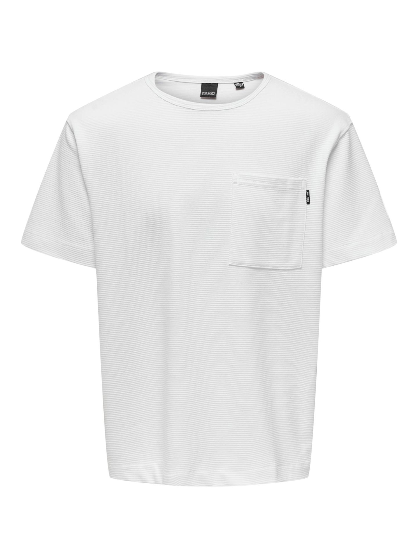 Only & Sons ONSANOS RLX STRUCTURE SS TEE Bright White 00104772-EKA26011400000149
