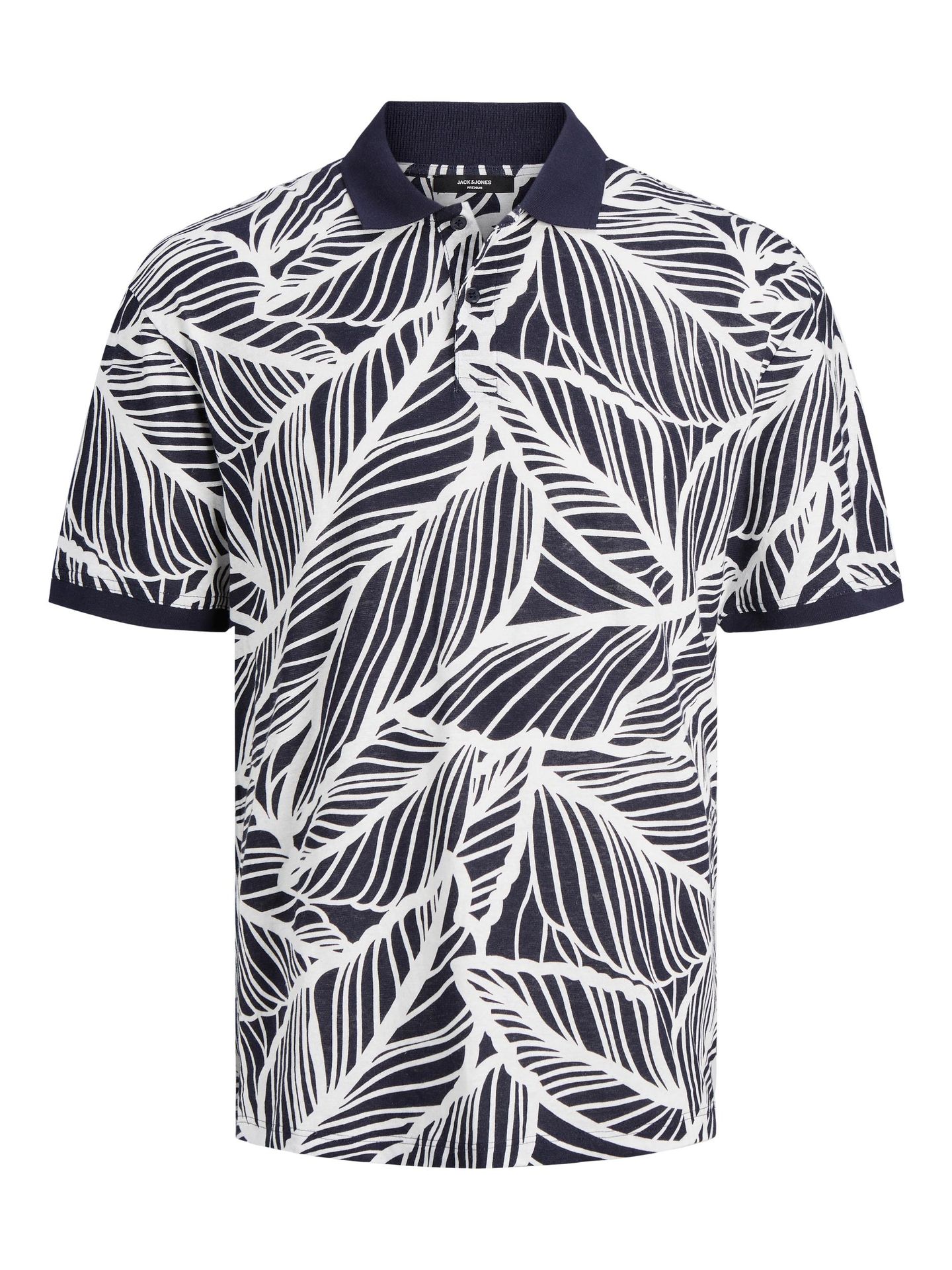 JPRBLALINEN SUMMER AOP SS POLO