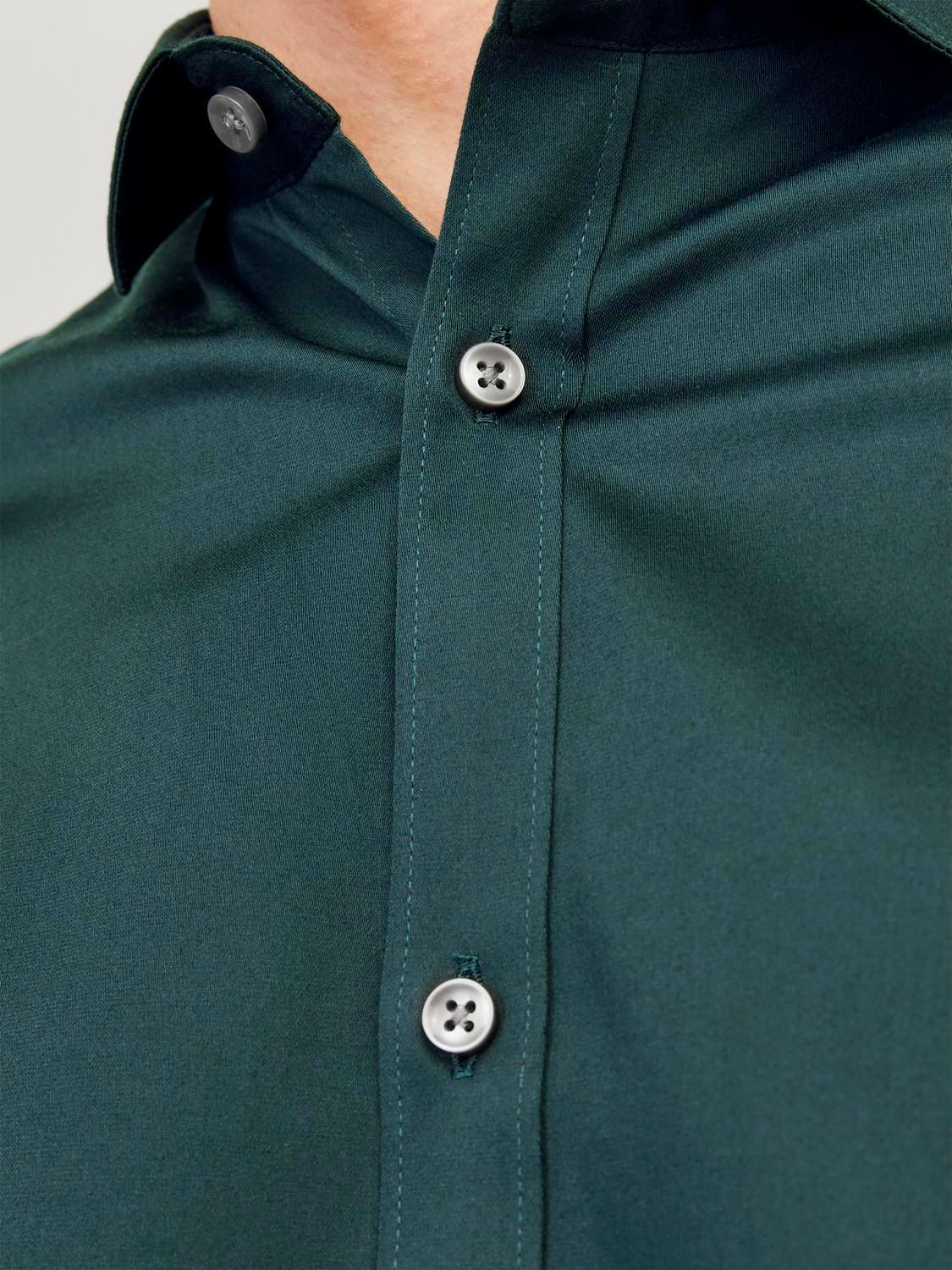 Jack & Jones JJPRPARMA SHIRT L/S NOOS Darkest Spruce/SUPER SLIM 2900149539066 Jack & Jones JJPRPARMA SHIRT L/S NOOS Darkest Spruce/SUPER SLIM 2900149539066