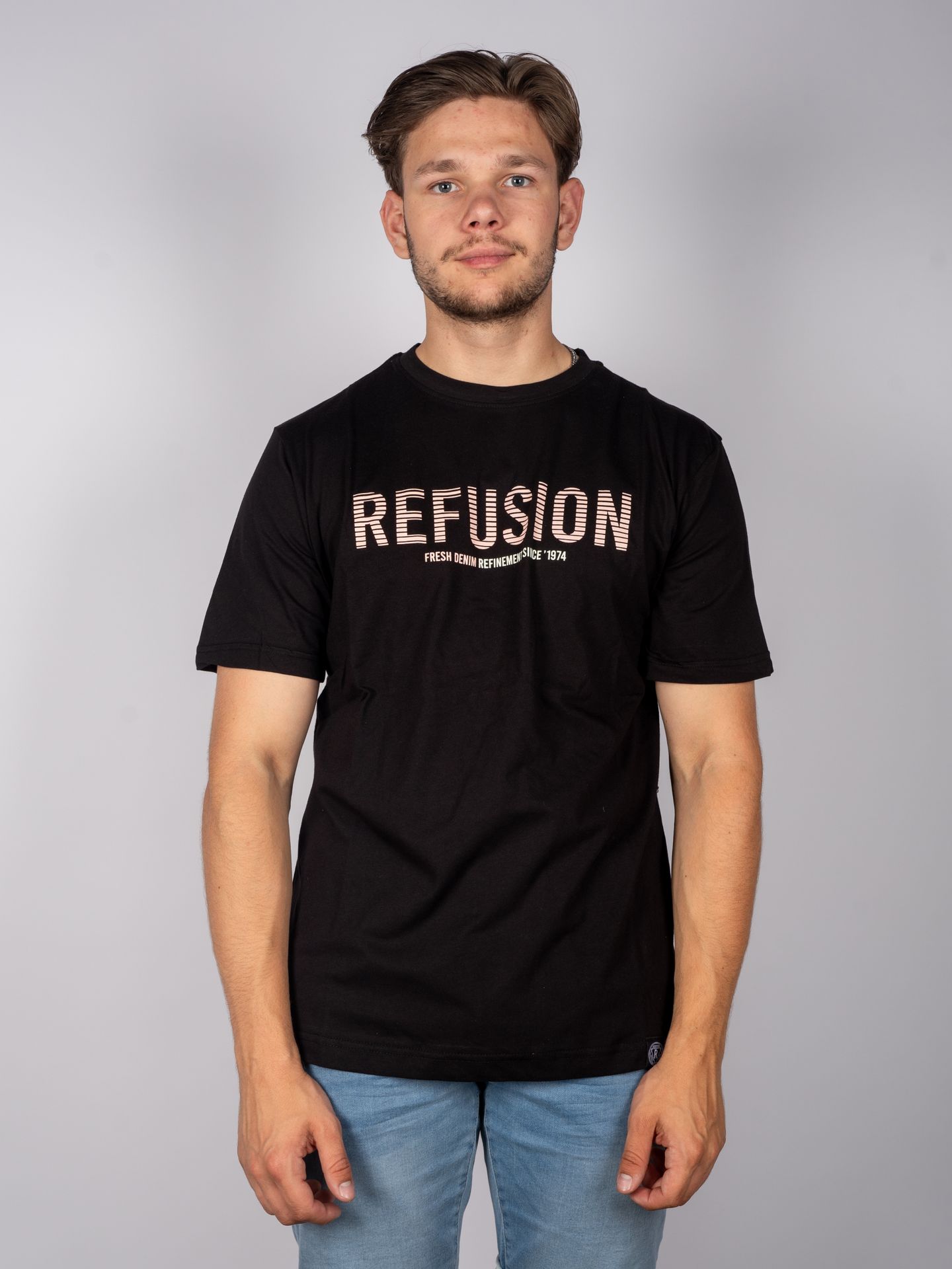 Refusion T-shirt 08 Black 00104797-BLC