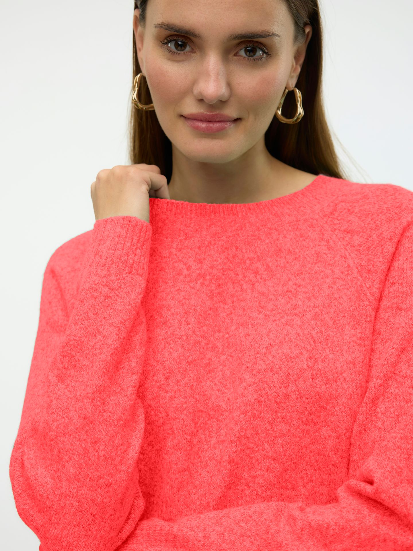 Vero Moda VMDOFFY LS O-NECK BLOUSE GA NOOS Dubarry/MELANGE 2900152948022