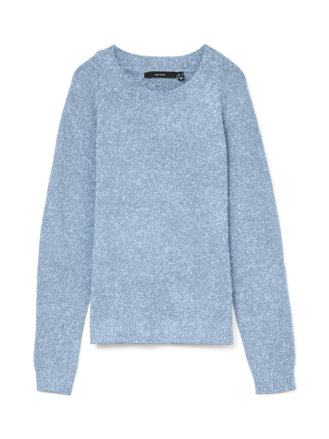 Vero Moda VMDOFFY LS O-NECK BLOUSE GA NOOS Cashmere Blue/MELANGE 2900162196062