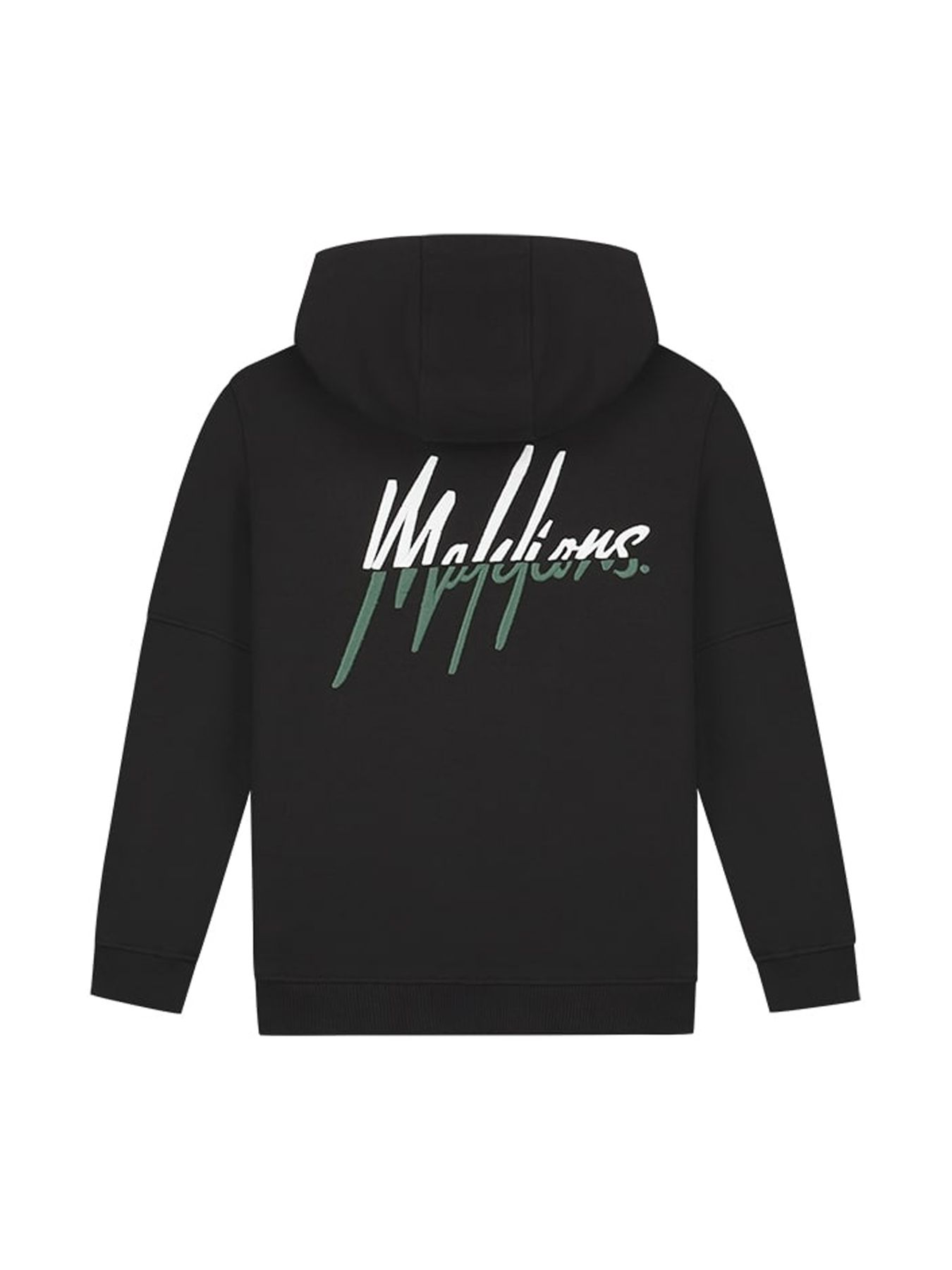Malelions Mj-aw23-03 Hoodie Black/dark green 2900140880051