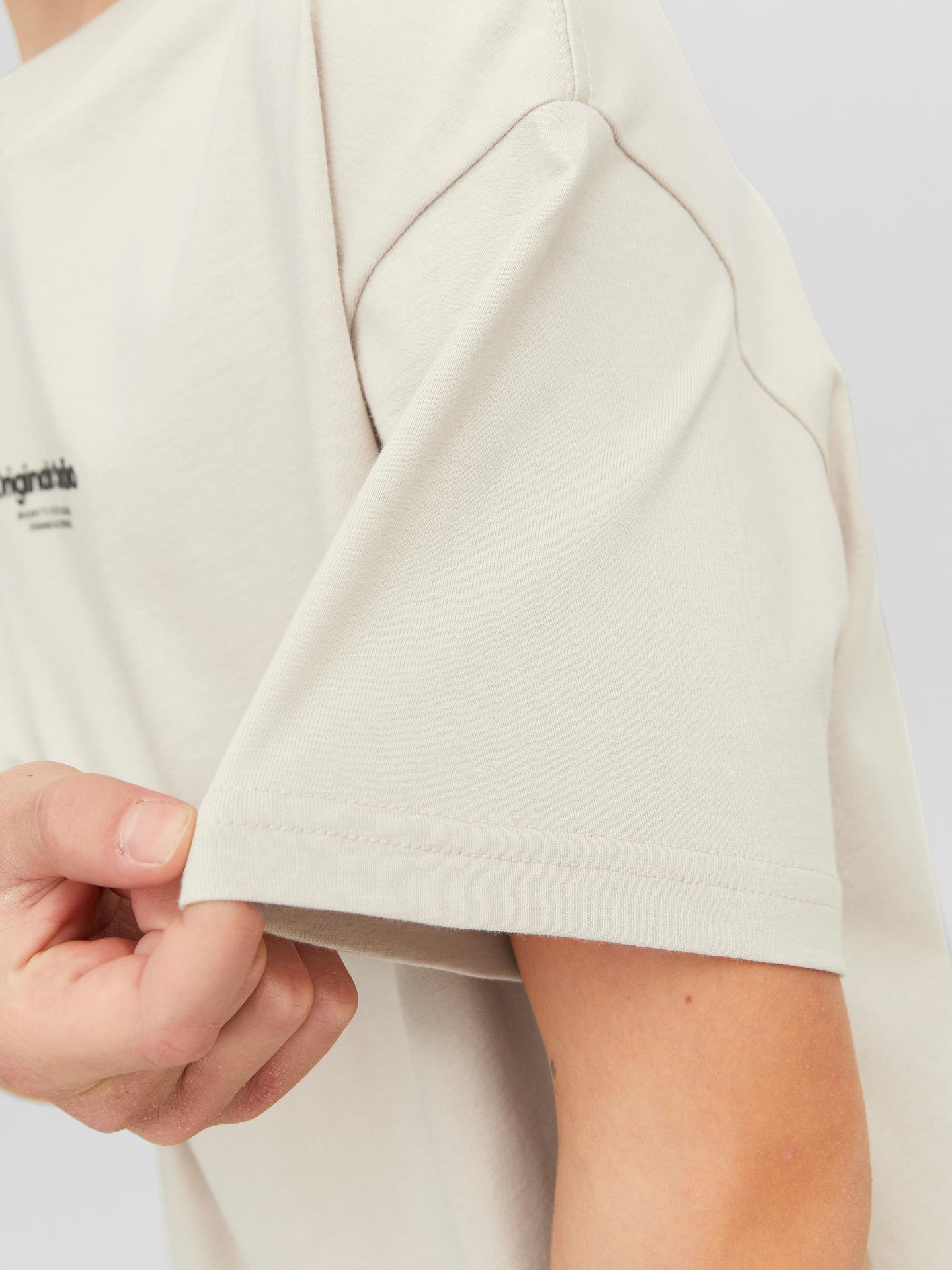 Jack & Jones JORVESTERBRO TEE SS CREW NECK NOOS Moonbeam/SLIM 2900140911021