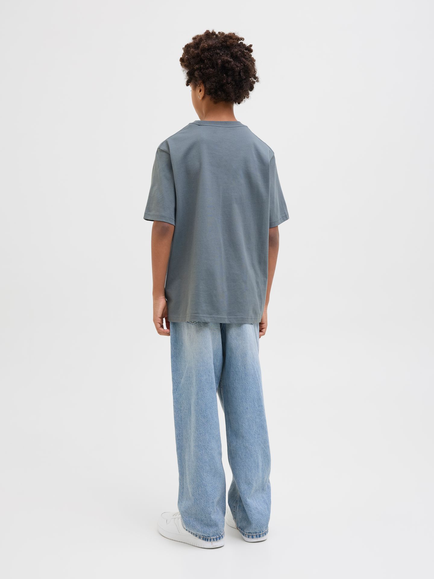 Jack & Jones JORVESTERBRO TEE SS CREW NECK NOOS Stormy Weather/LOOSE 2900154863040