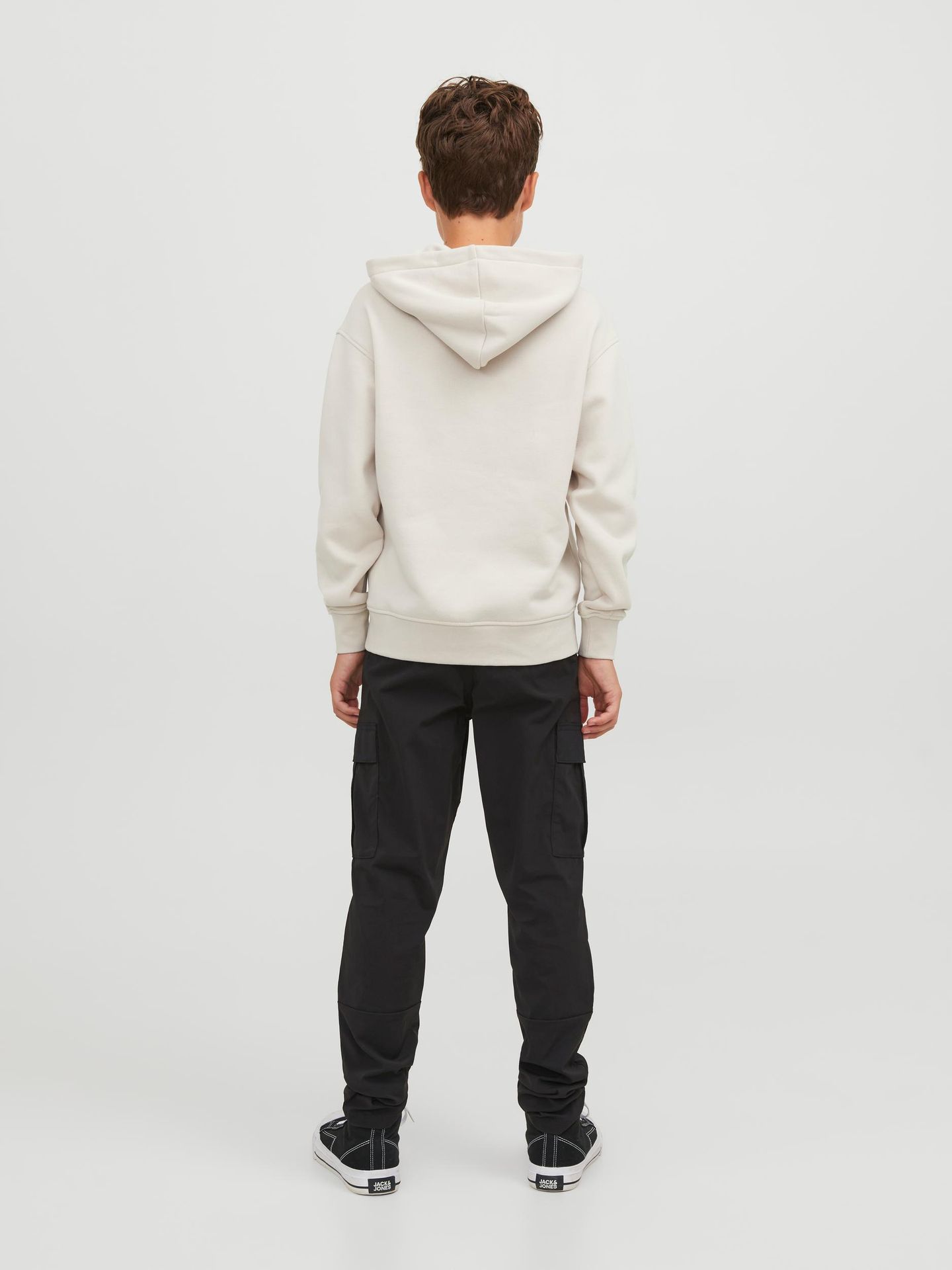 Jack & Jones JORVESTERBRO SWEAT HOOD NOOS JNR Moonbeam/LOOSE 2900140918020