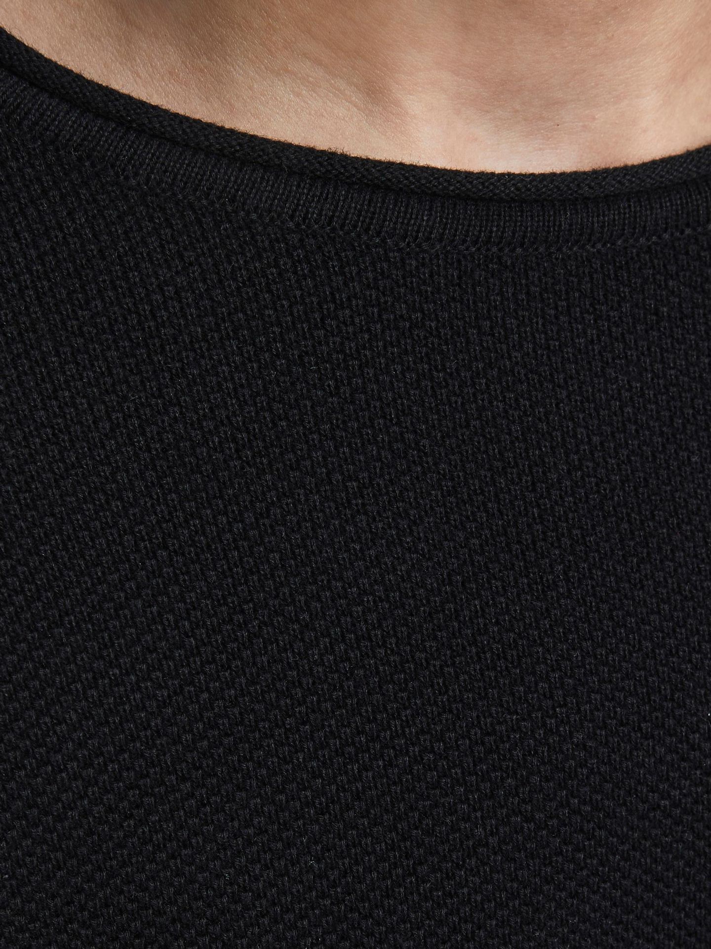 Jack & Jones JJEHILL KNIT CREW NECK JNR Black 2900140925035