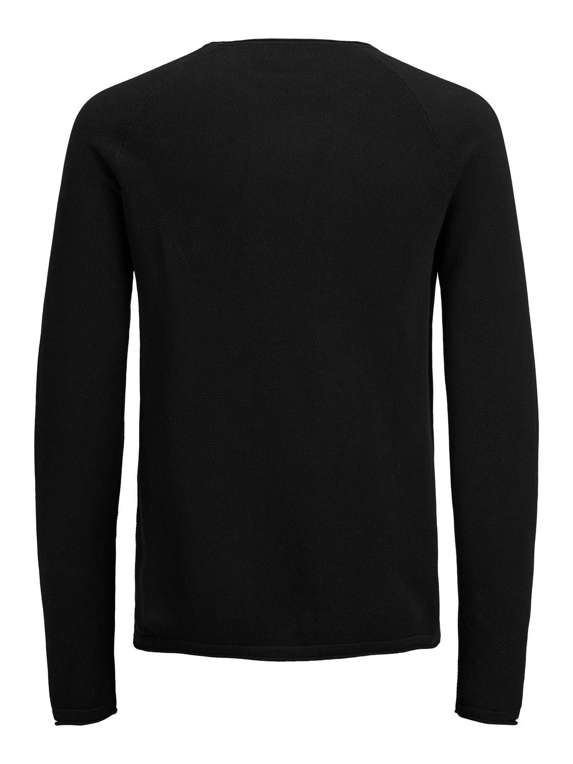 Jack & Jones JJEHILL KNIT CREW NECK NOOS Black 2900149621037