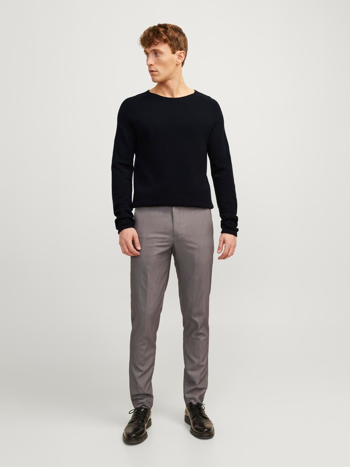 Jack & Jones JJEHILL KNIT CREW NECK NOOS Black 2900149621037