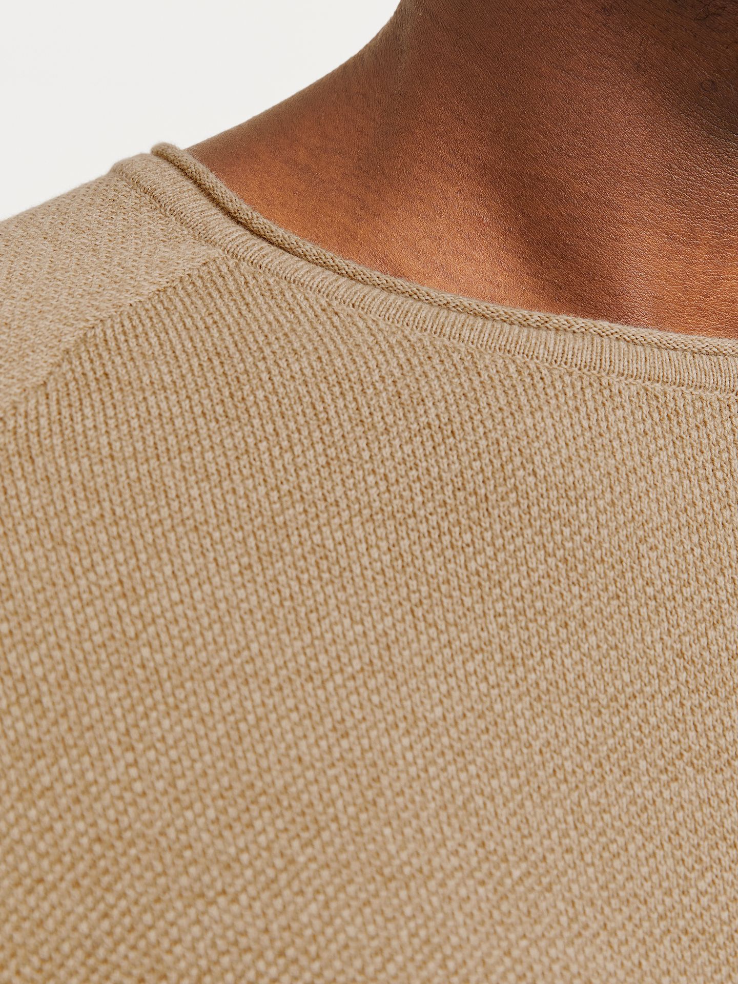 Jack & Jones JJEHILL KNIT CREW NECK NOOS Coriander/Twist 2900152529054
