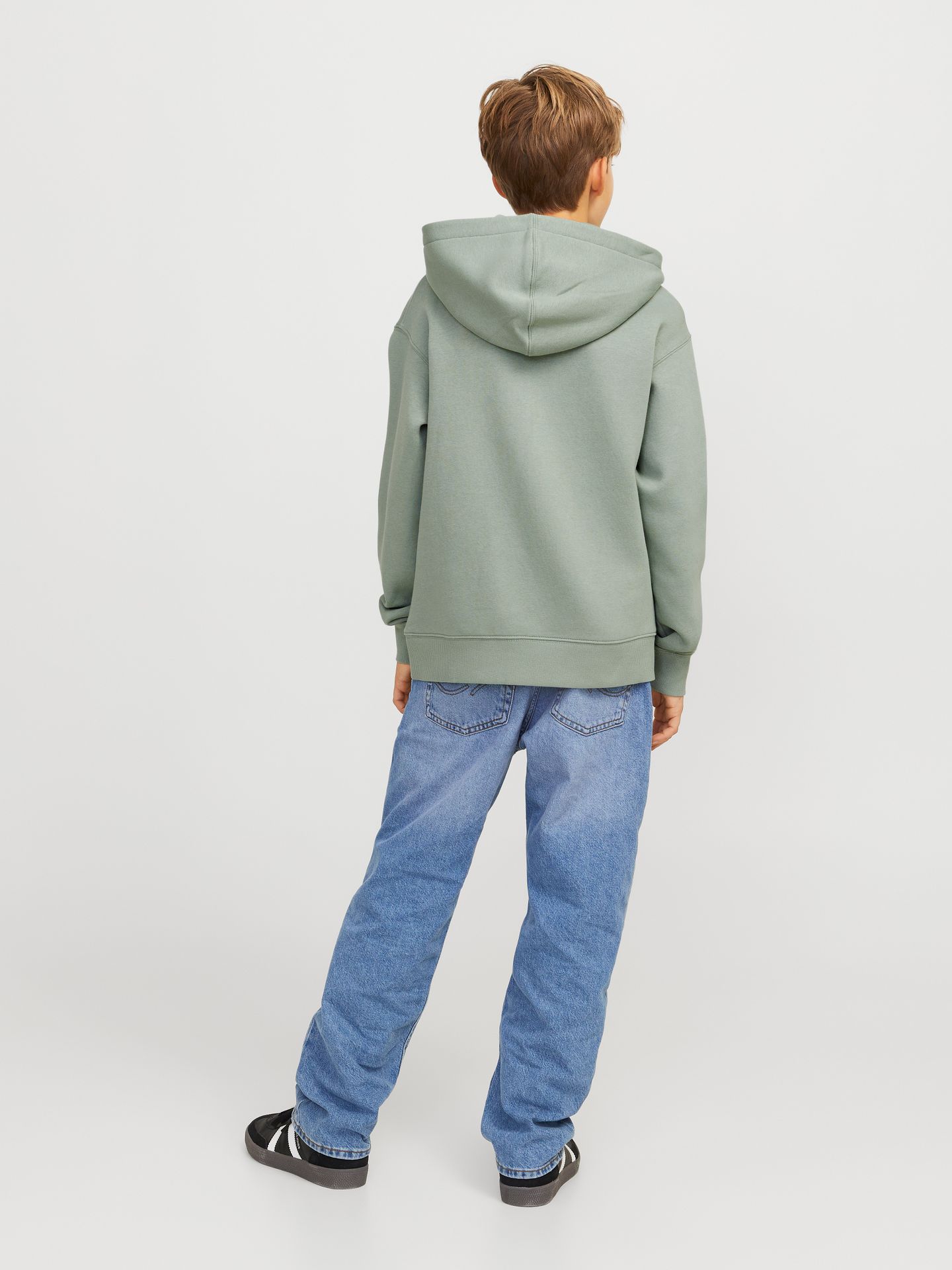 Jack & Jones JJESTAR JJ SWEAT HOOD NOOS JNR Iceberg Green 2900152522017