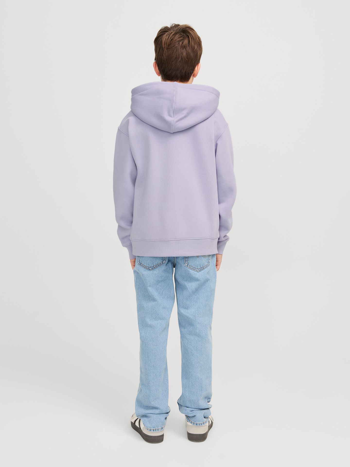 Jack & Jones JJESTAR JJ SWEAT HOOD NOOS JNR Languid Lavender 2900152433047