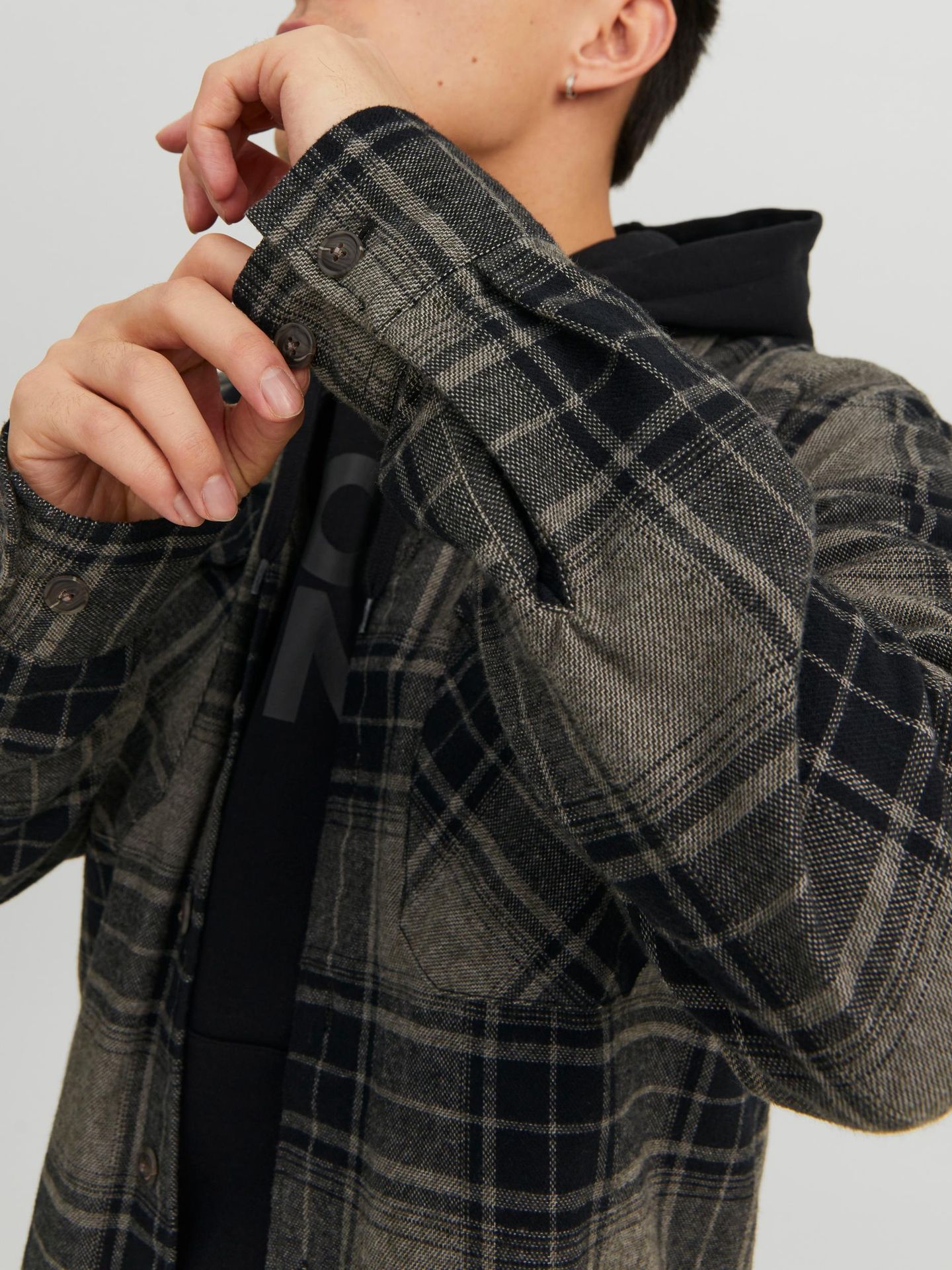 Jack & Jones JJEEDDIE OVERSHIRT LS NOOS Sedona Sage 2900140947020 Jack & Jones JJEEDDIE OVERSHIRT LS NOOS Sedona Sage 2900140947020