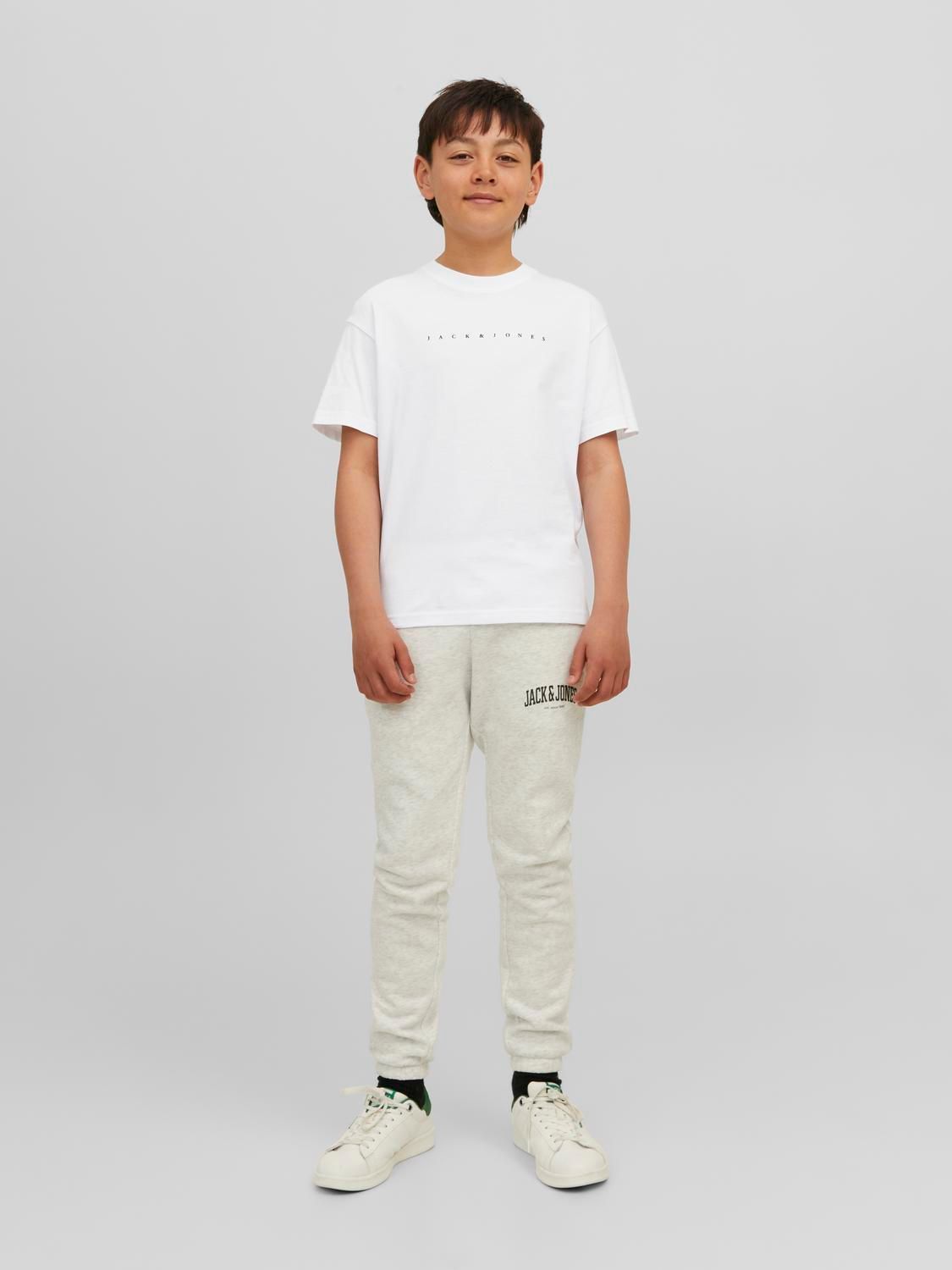 Jack & Jones JJESTAR JJ TEE SS NOOS JNR White/SLIM FIT 2900154851030