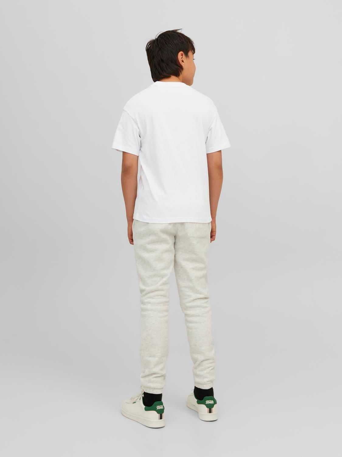 Jack & Jones JJESTAR JJ TEE SS NOOS JNR White/SLIM FIT 2900154851030