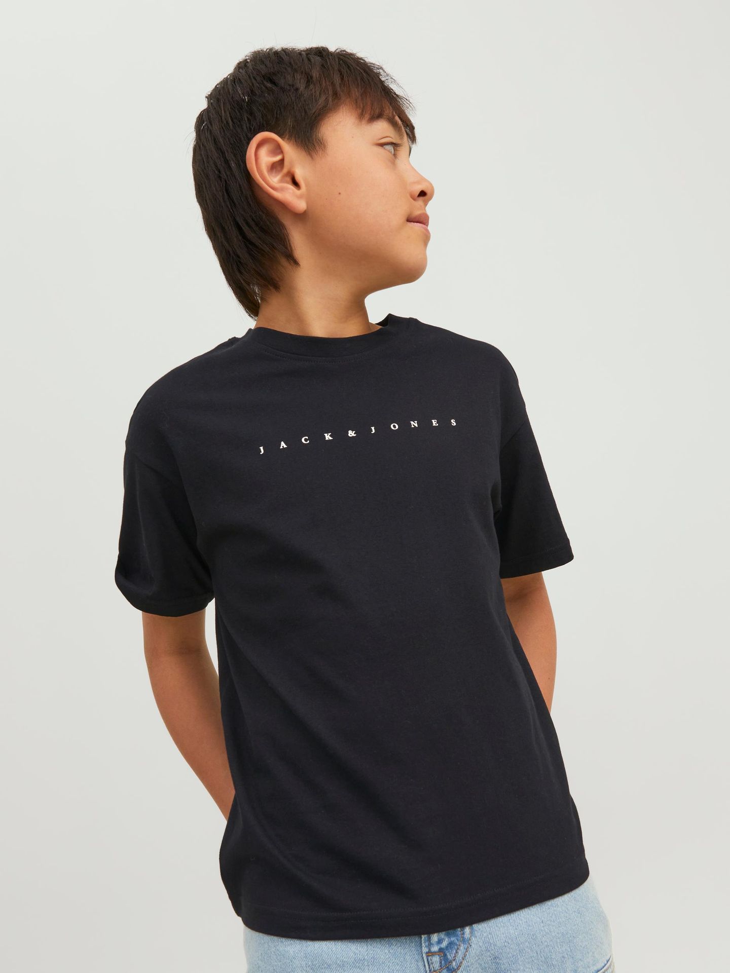 Jack & Jones JJESTAR JJ TEE SS NOOS JNR Black/Black & Black 2900140951058