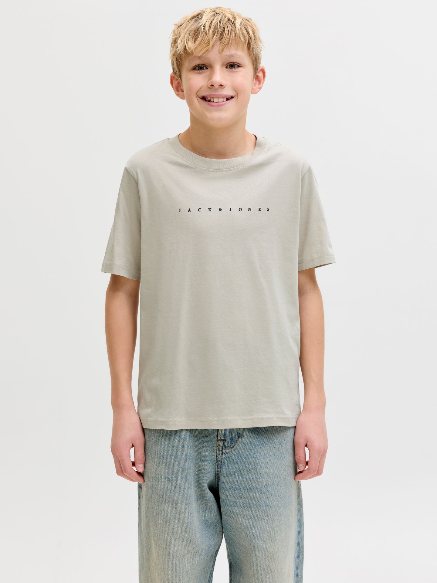 Jack & Jones JJESTAR JJ TEE SS NOOS JNR Moonbeam 00104954-EKA26011400000733