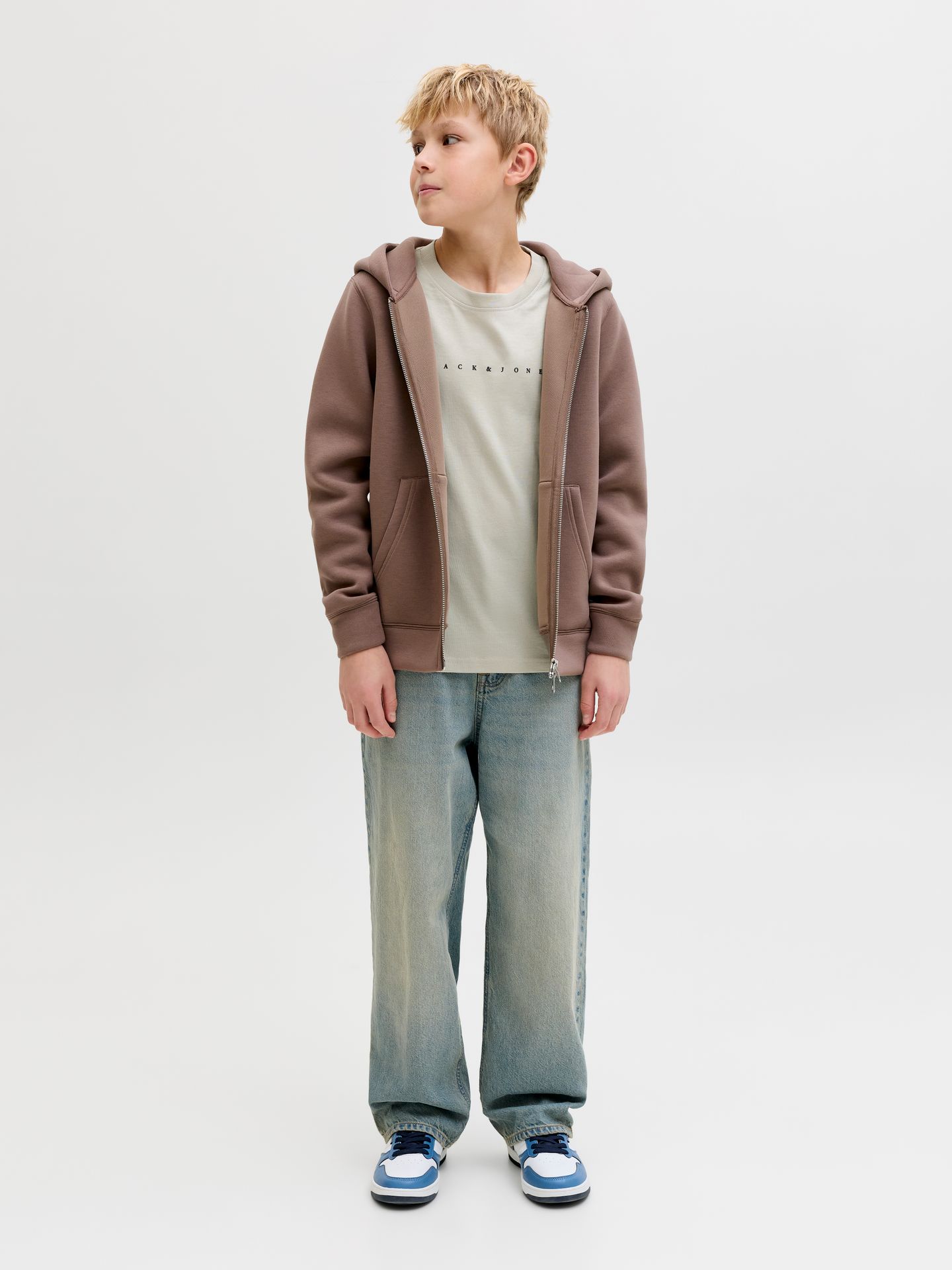 Jack & Jones JJESTAR JJ TEE SS NOOS JNR Moonbeam 2900162730037