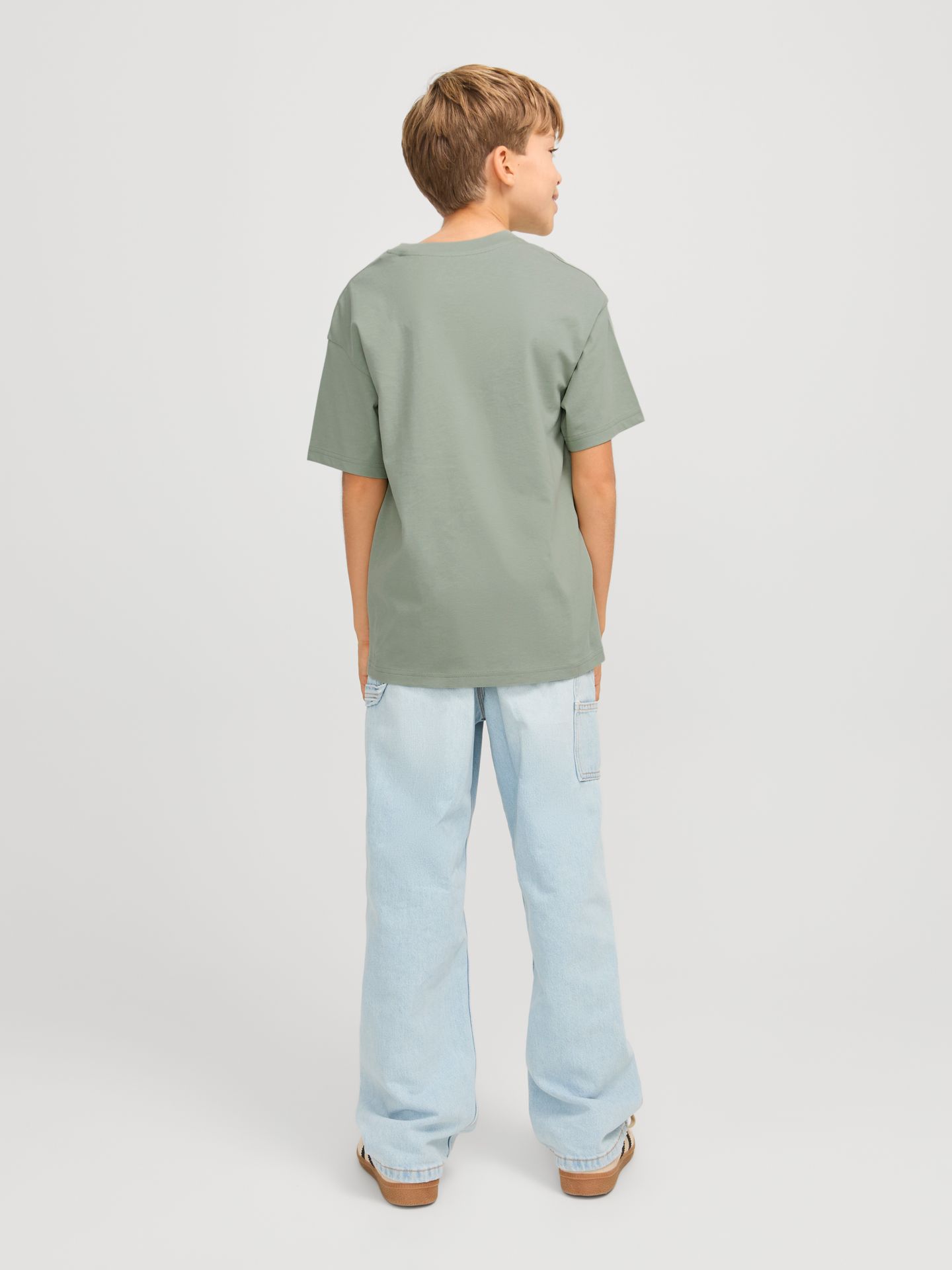 Jack & Jones JJESTAR JJ TEE SS NOOS JNR Iceberg Green 2900152436055