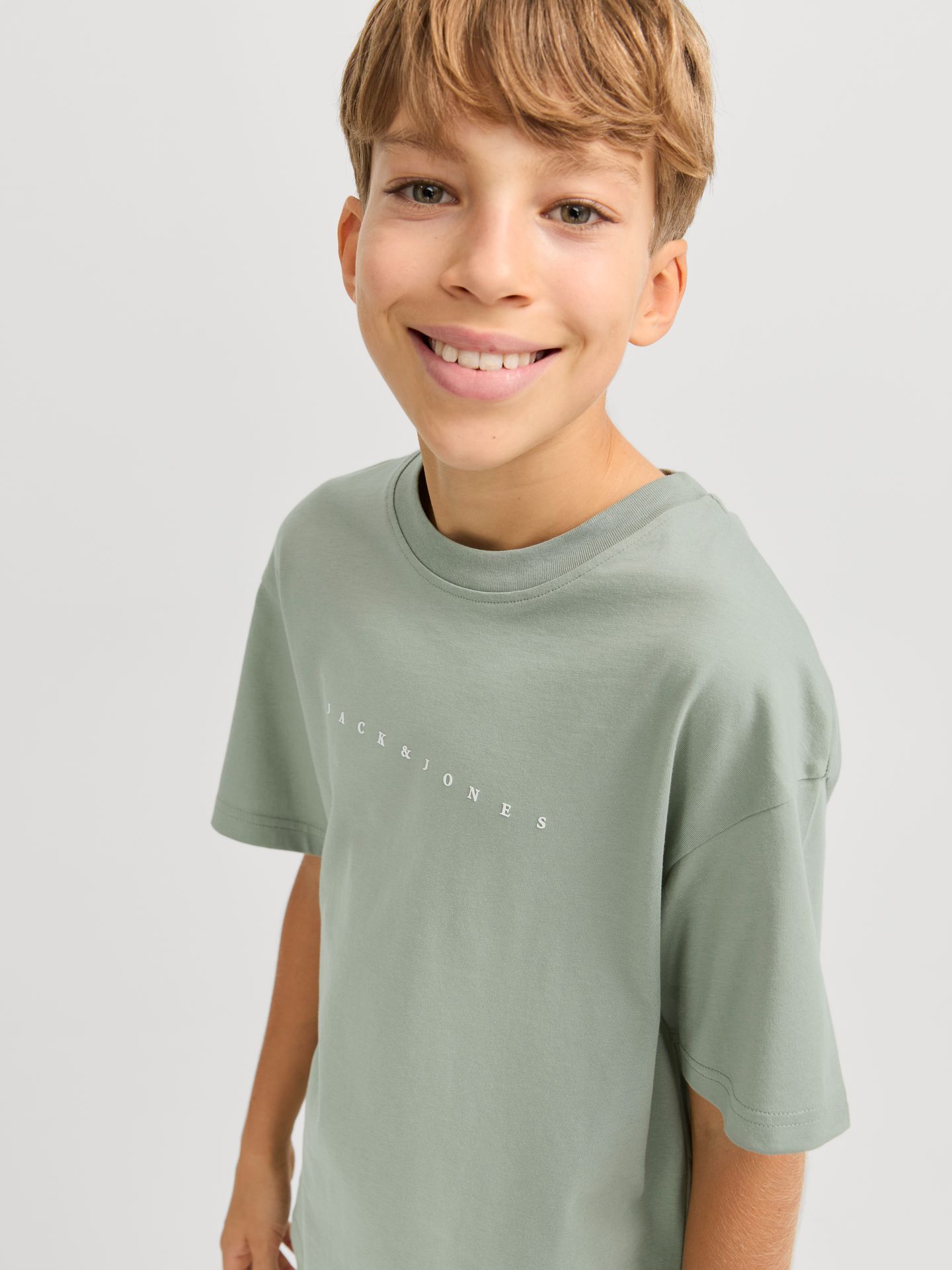 Jack & Jones JJESTAR JJ TEE SS NOOS JNR Iceberg Green 2900152436055