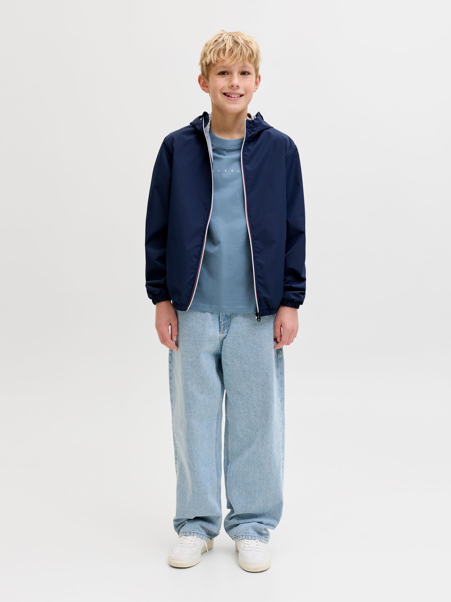 Jack & Jones JJESTAR JJ TEE SS NOOS JNR Blue Mirage 2900162728041