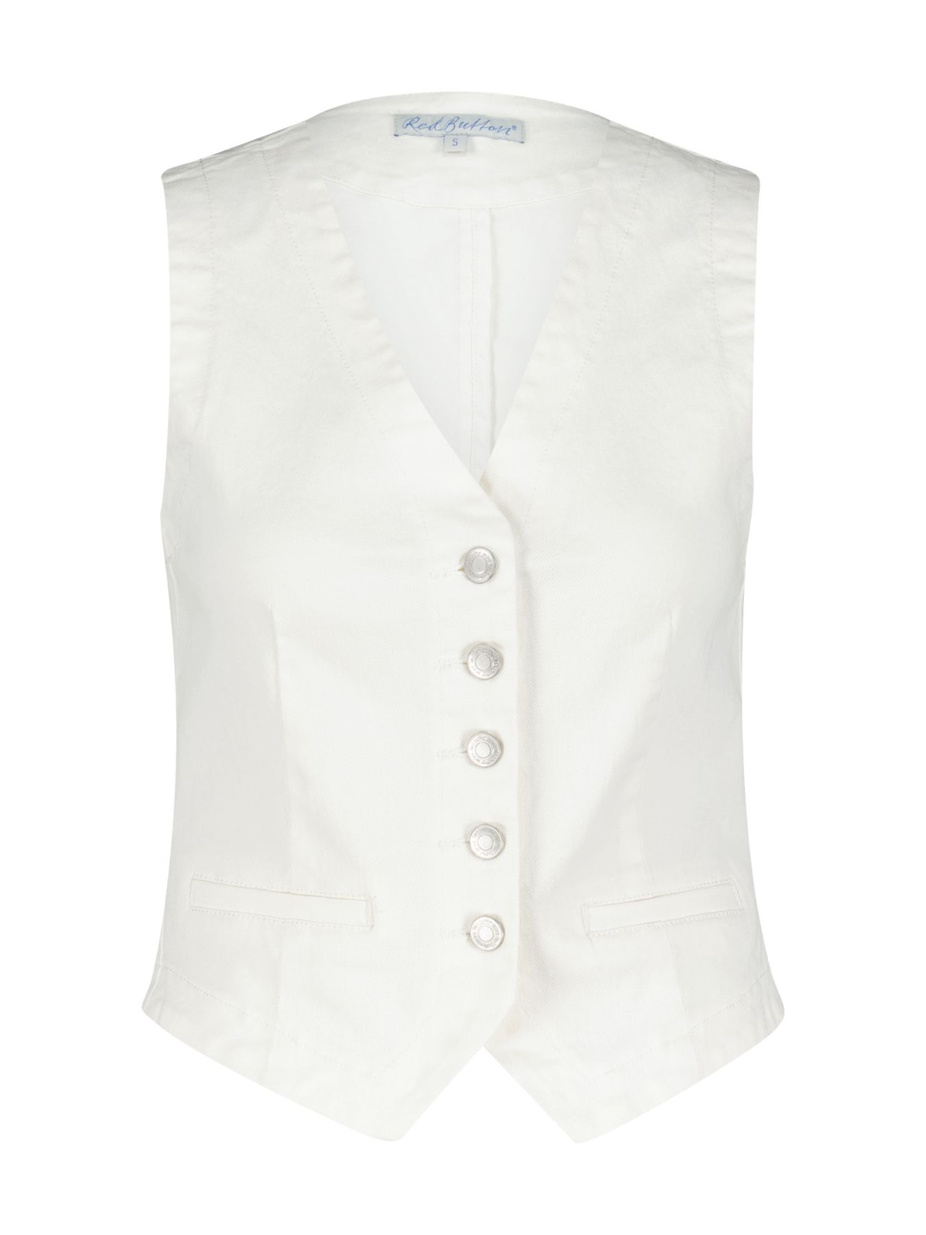 Red Button Waistcoat offwhite offwhite38 2900141054048