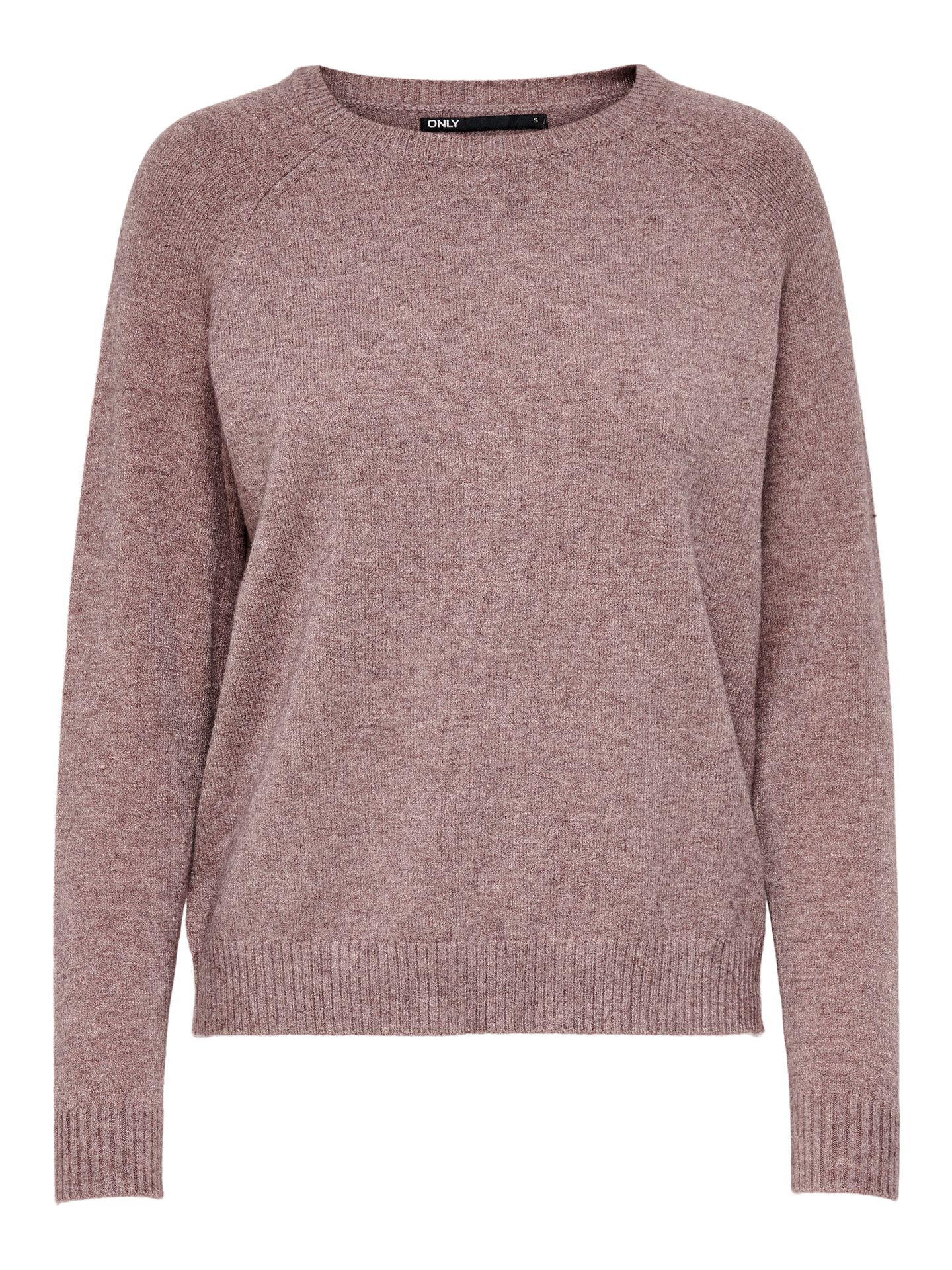 Only ONLLESLY KINGS L/S PULLOVER KNT NOO Rose Brown/W. MELANGE 2900159357056