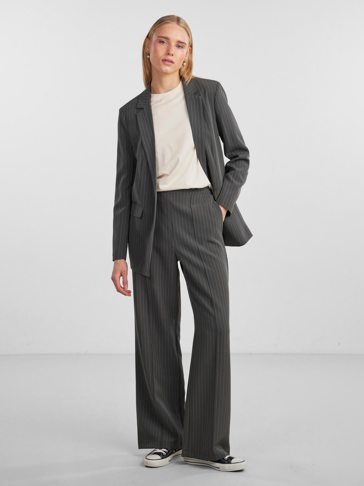 Pieces PCBOSSY HW WIDE STRIPED PANTS NOOS Magnet/PINSTRIPE 2900141107027 Pieces PCBOSSY HW WIDE STRIPED PANTS NOOS Magnet/PINSTRIPE 2900141107027