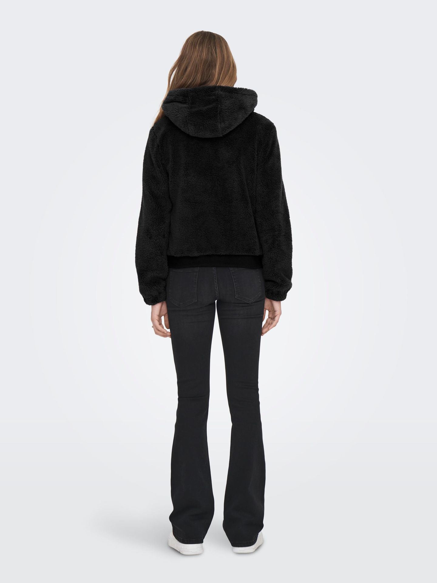 Only ONLNEWANNA CONTACT SHERPA JACKET CC Black 2900141125021