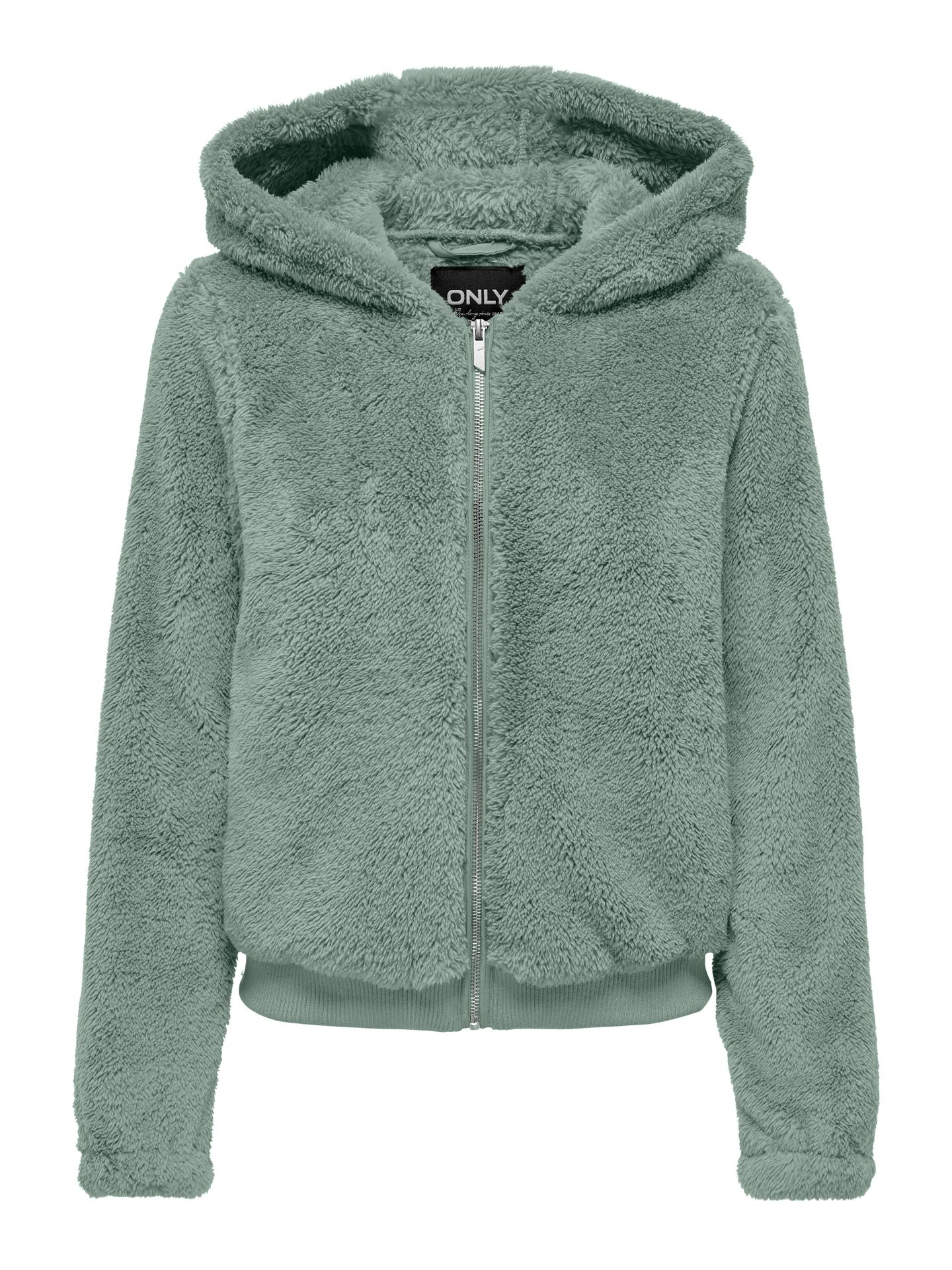 Only ONLNEWANNA CONTACT SHERPA JACKET CC Lily Pad 2900159916055