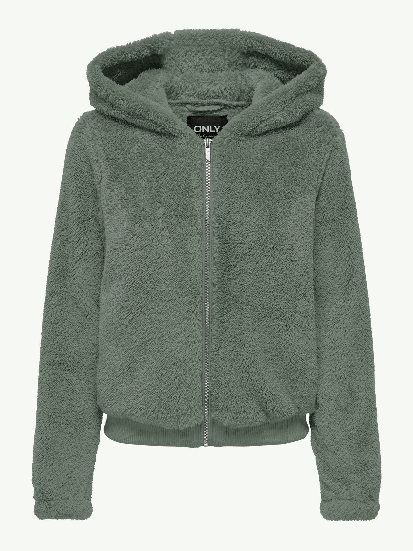 Only ONLNEWANNA CONTACT SHERPA JACKET CC Castor Gray 2900168721053