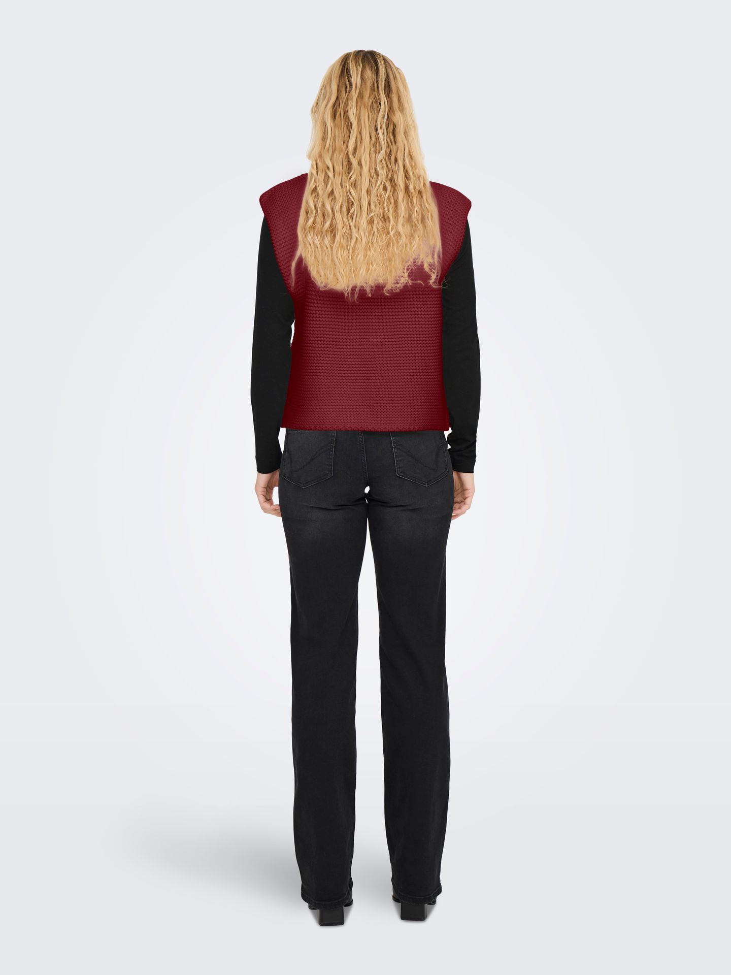 Only ONLLOUI VEST EX KNT Cabernet 2900160385017