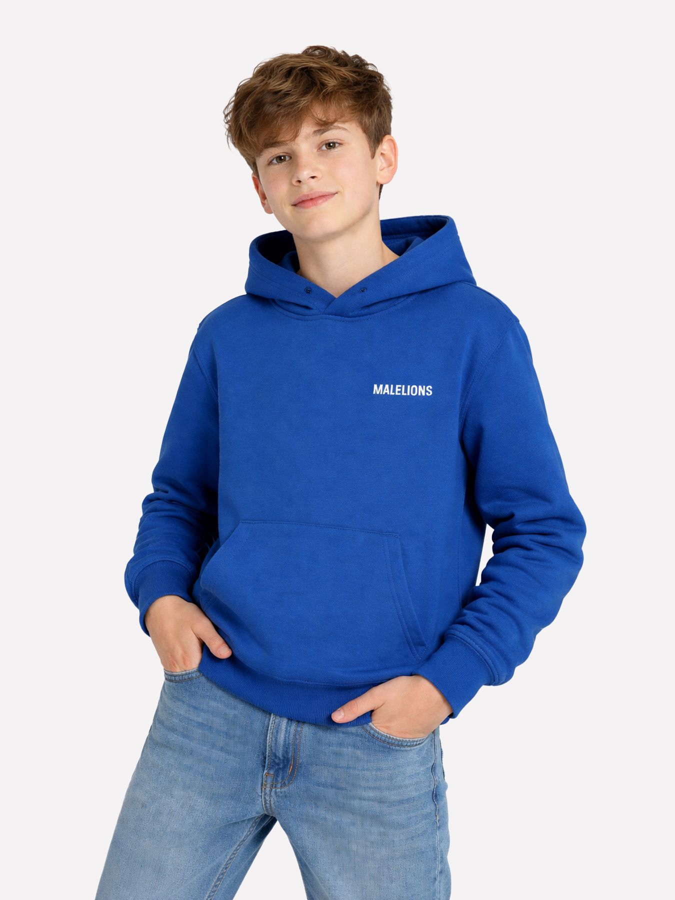 Malelions Mj2-aw23-19 Hoody Kobalt 2900141332016