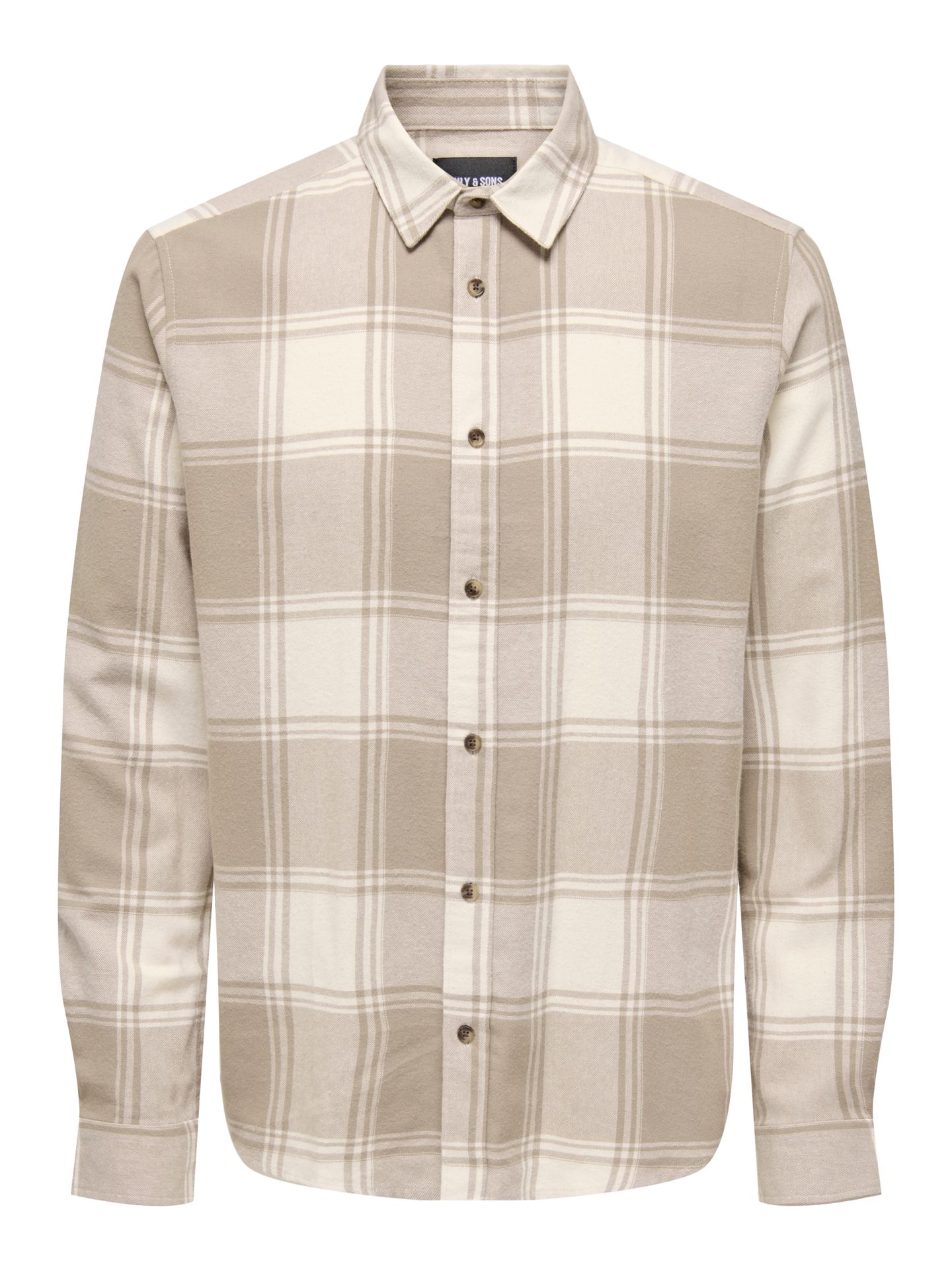 Only & Sons ONSGUDMUND LS CHECKED SHIRT NOOS Antique White/BIG CHINCHILLA 2900150734047