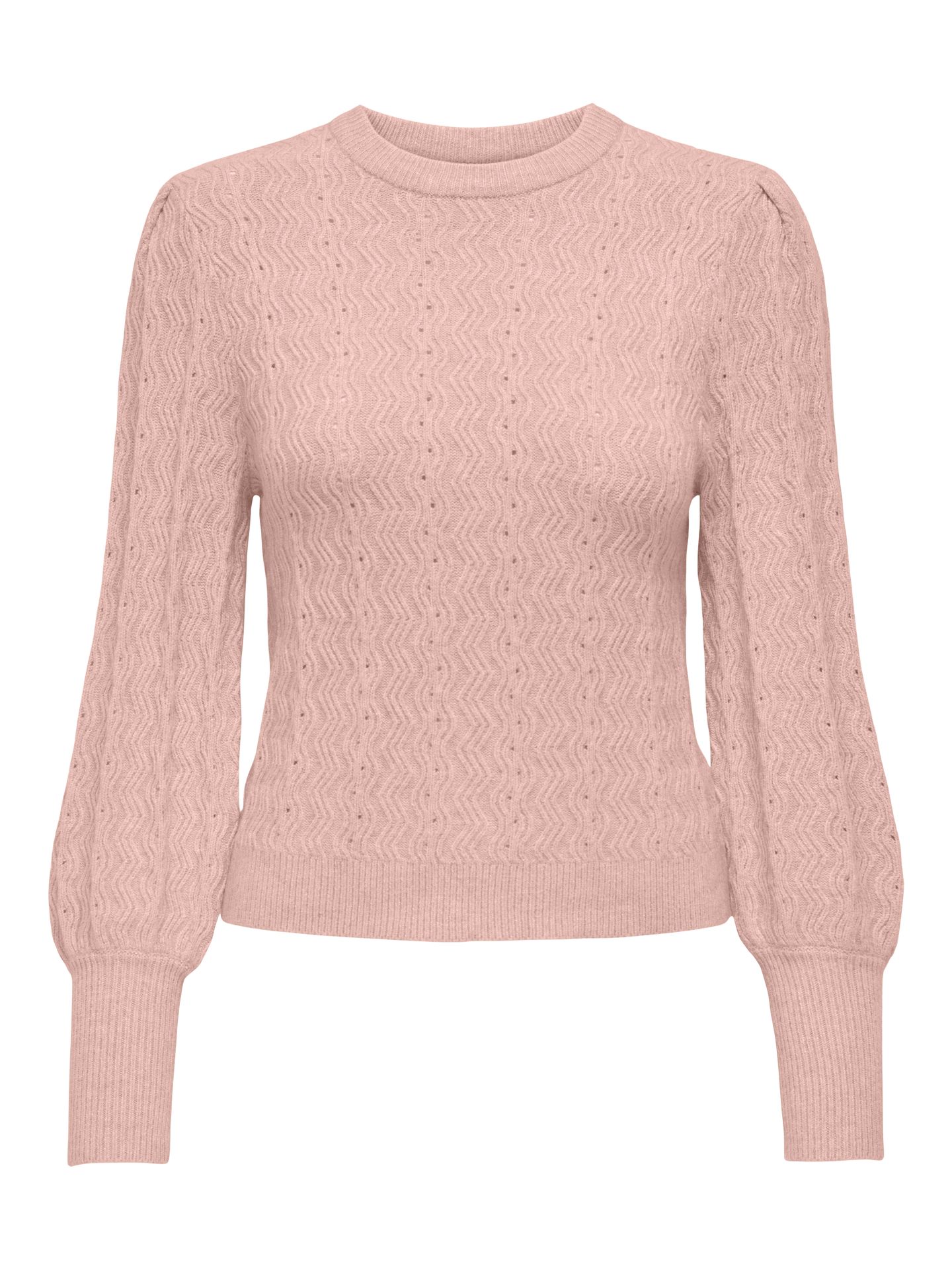 Only ONLKATIA LS STRUCT PUFF O-NECK NCA Rose Smoke/ELECTRON 2900159355045