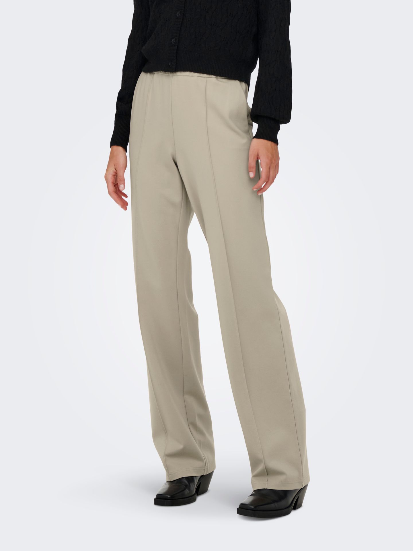 Only ONLPOPTRASH-SUKI LIFE MW PANT PNT N Pure Cashmere 2900162279123