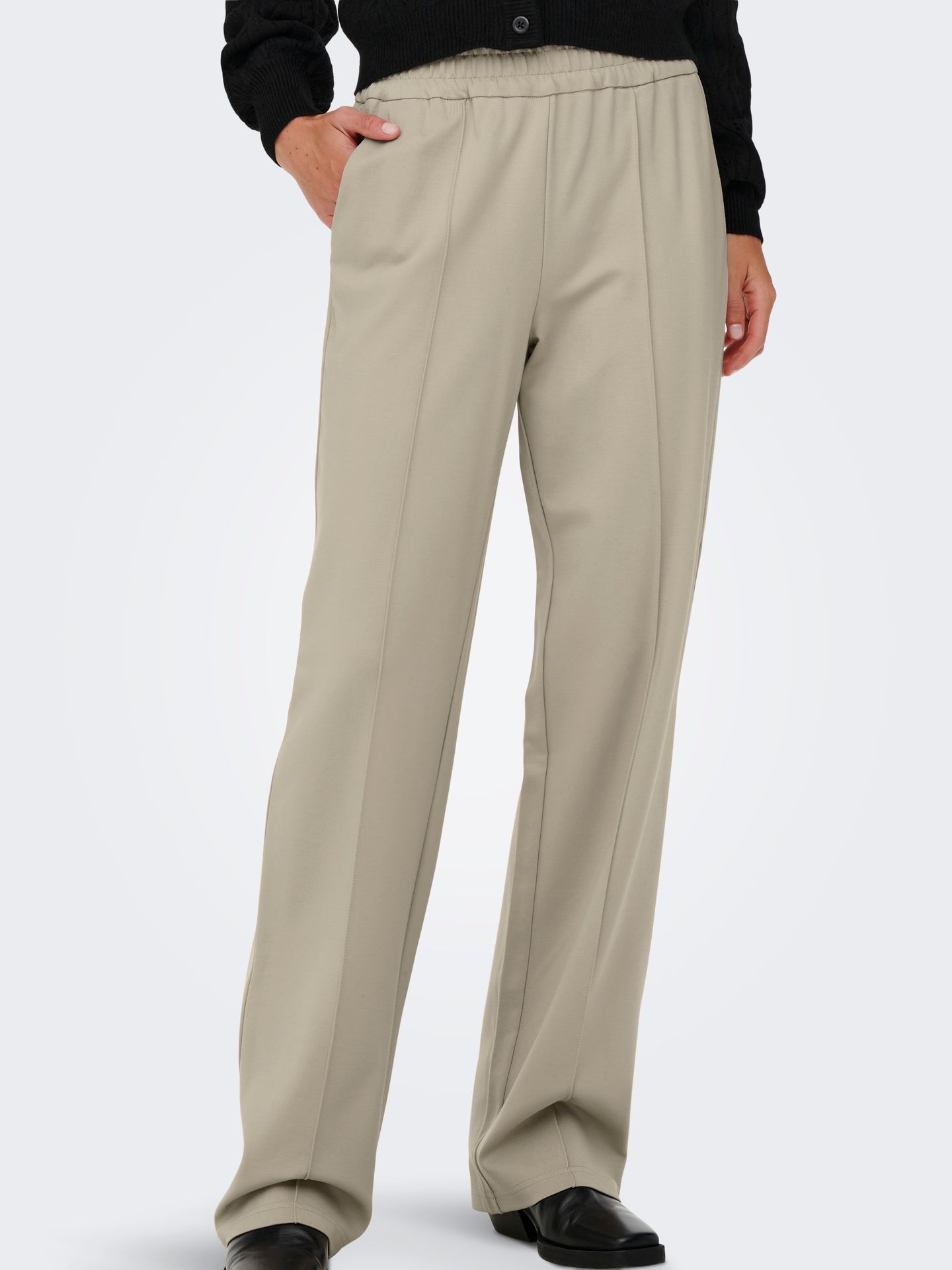 Only ONLPOPTRASH-SUKI LIFE MW PANT PNT N Pure Cashmere 2900162279123