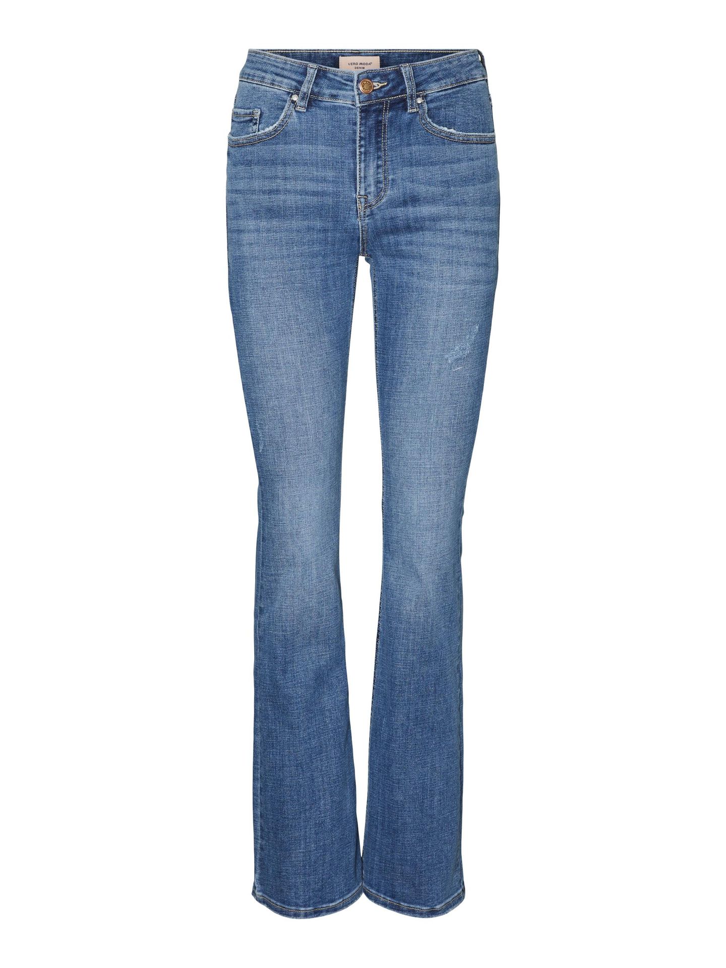 Vero Moda VMFLASH MR FLARED JEANS LI347 GA NO Medium Blue Denim 2900141511169