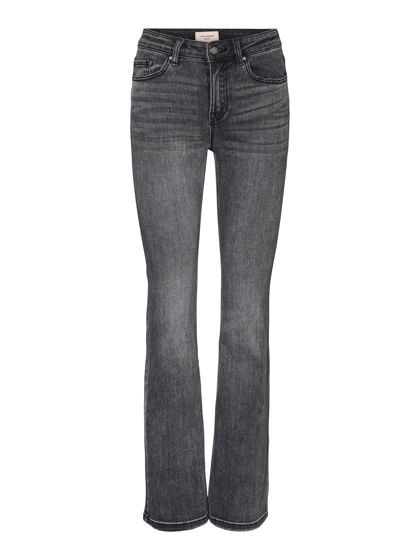 Vero Moda VMFLASH MR FLARED JEANS LI213 GA NO Medium Grey Denim 2900141513019