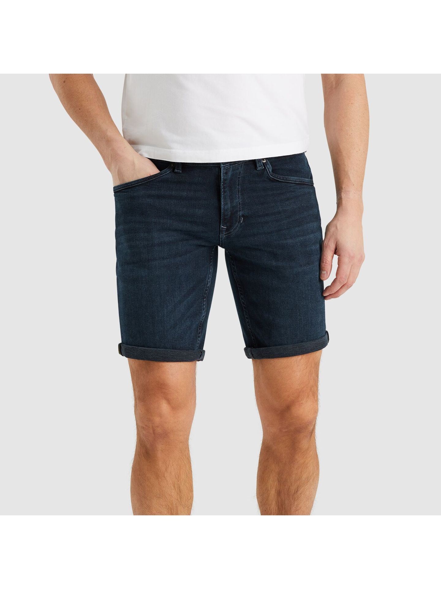 Pme Legend PME LEGEND NIGHTFLIGHT SHORTS Dark Blue Stretch Denim 2900146069061