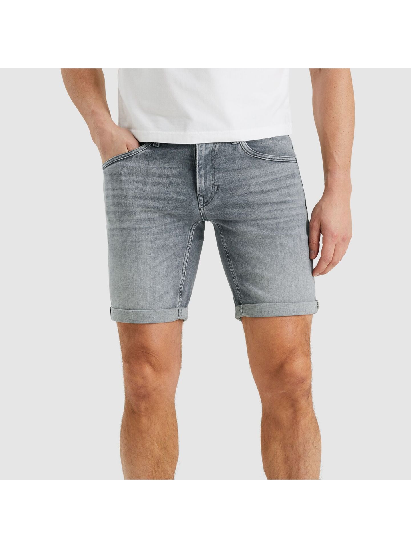 Pme Legend PME LEGEND NIGHTFLIGHT SHORTS Grey Comfort Denim 2900141519042