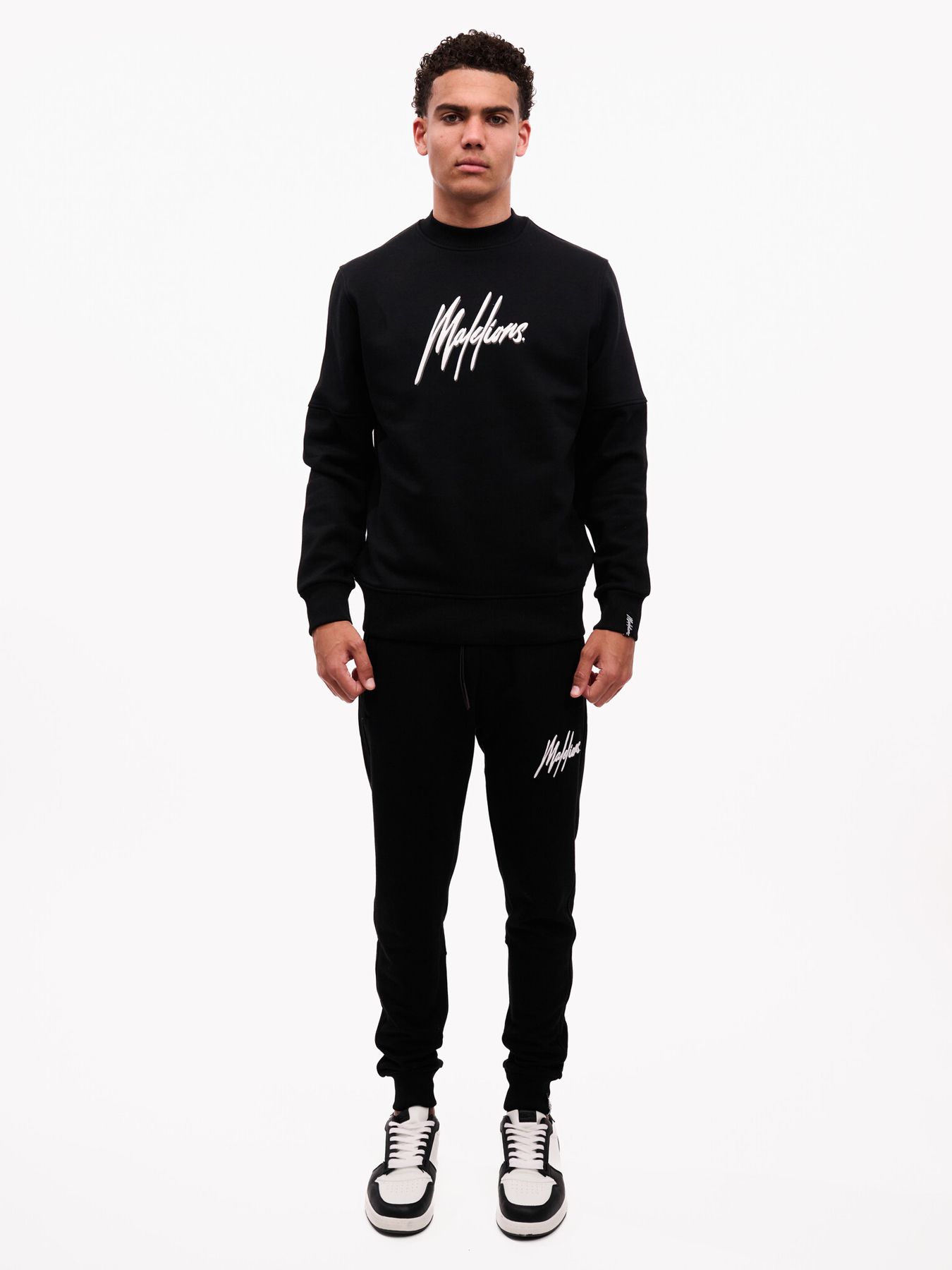 Malelions Mm1-AW23-47 Sweater Black/White 00105372-904
