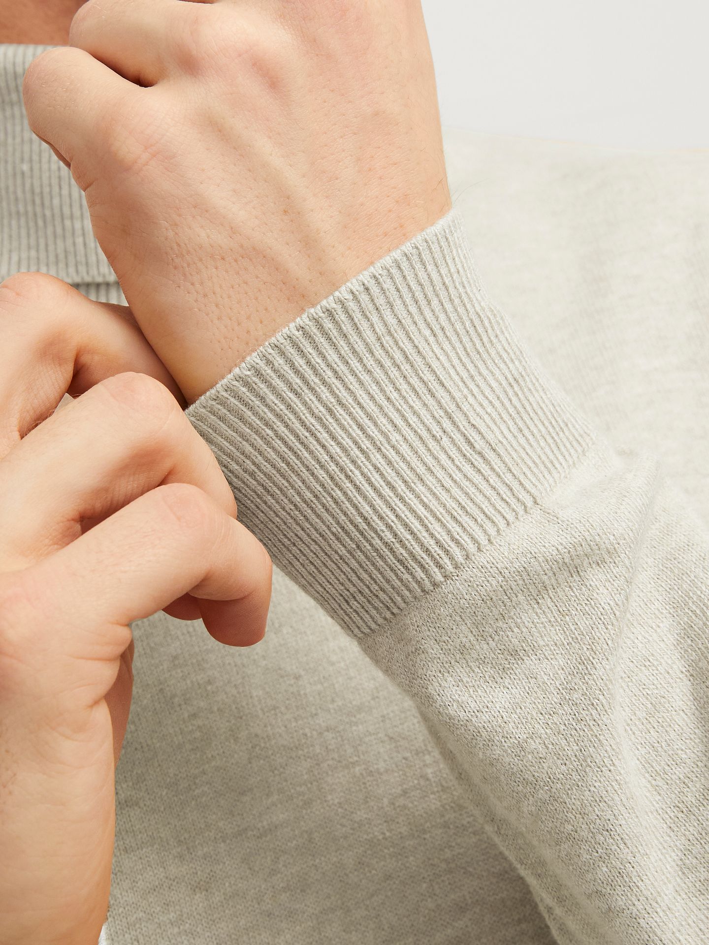 Jack & Jones JJEEMIL KNIT ROLL NECK NOOS Oatmeal/Melange 2900158452059 Jack & Jones JJEEMIL KNIT ROLL NECK NOOS Oatmeal/Melange 2900158452059