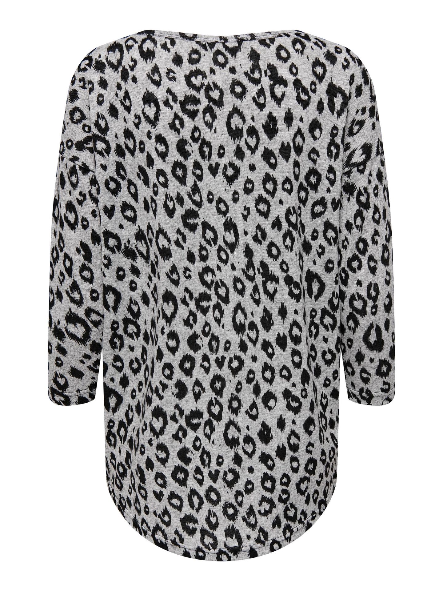 Only ONLELCOS 4/5 AOP TOP JRS NOOS Light Grey Melange/LUCIA aop 2900141644027