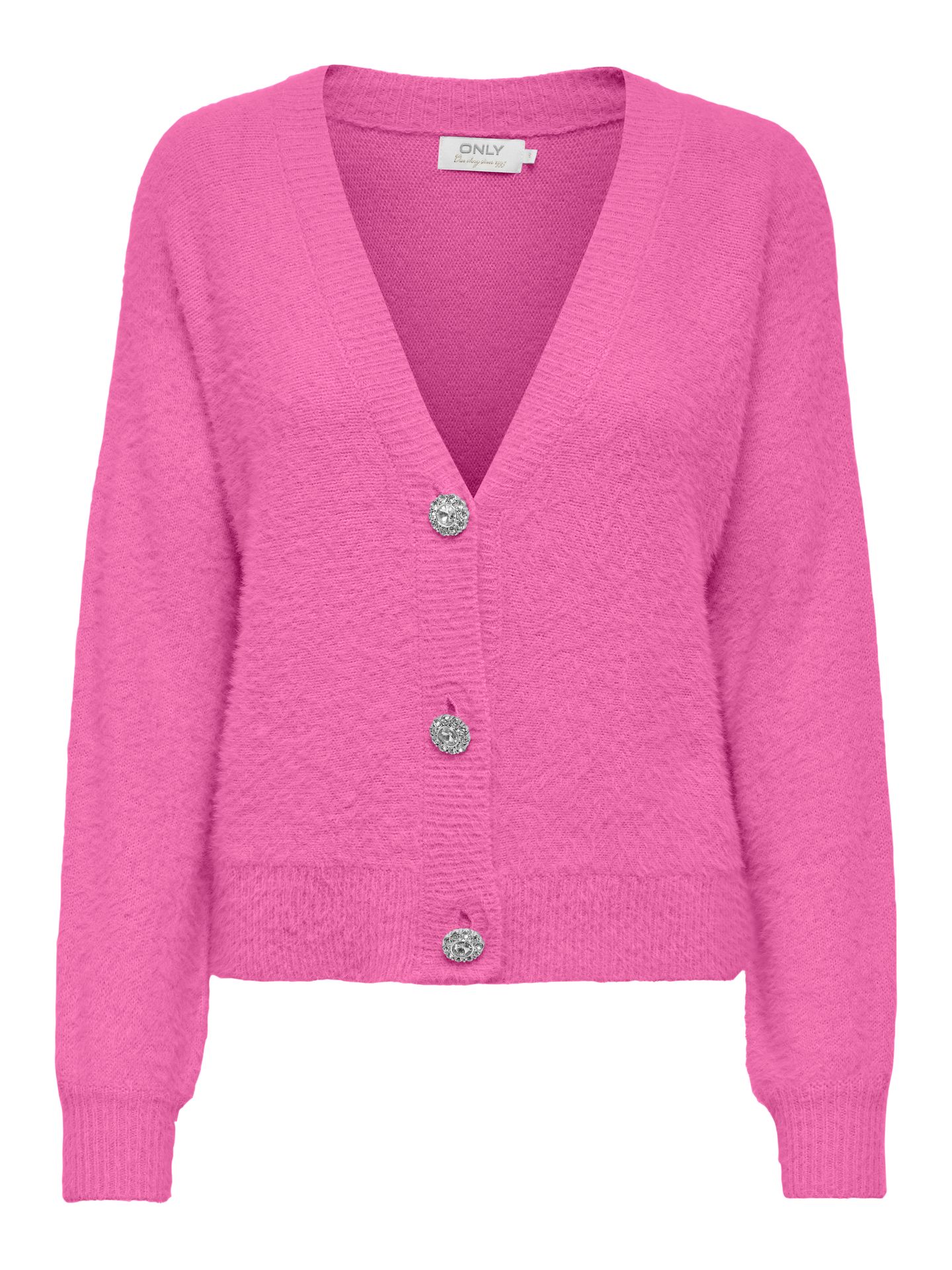 Only ONLELLA PIUMO LS CARDIGAN CC KNT Super Pink 00105442-EKA26011400000924