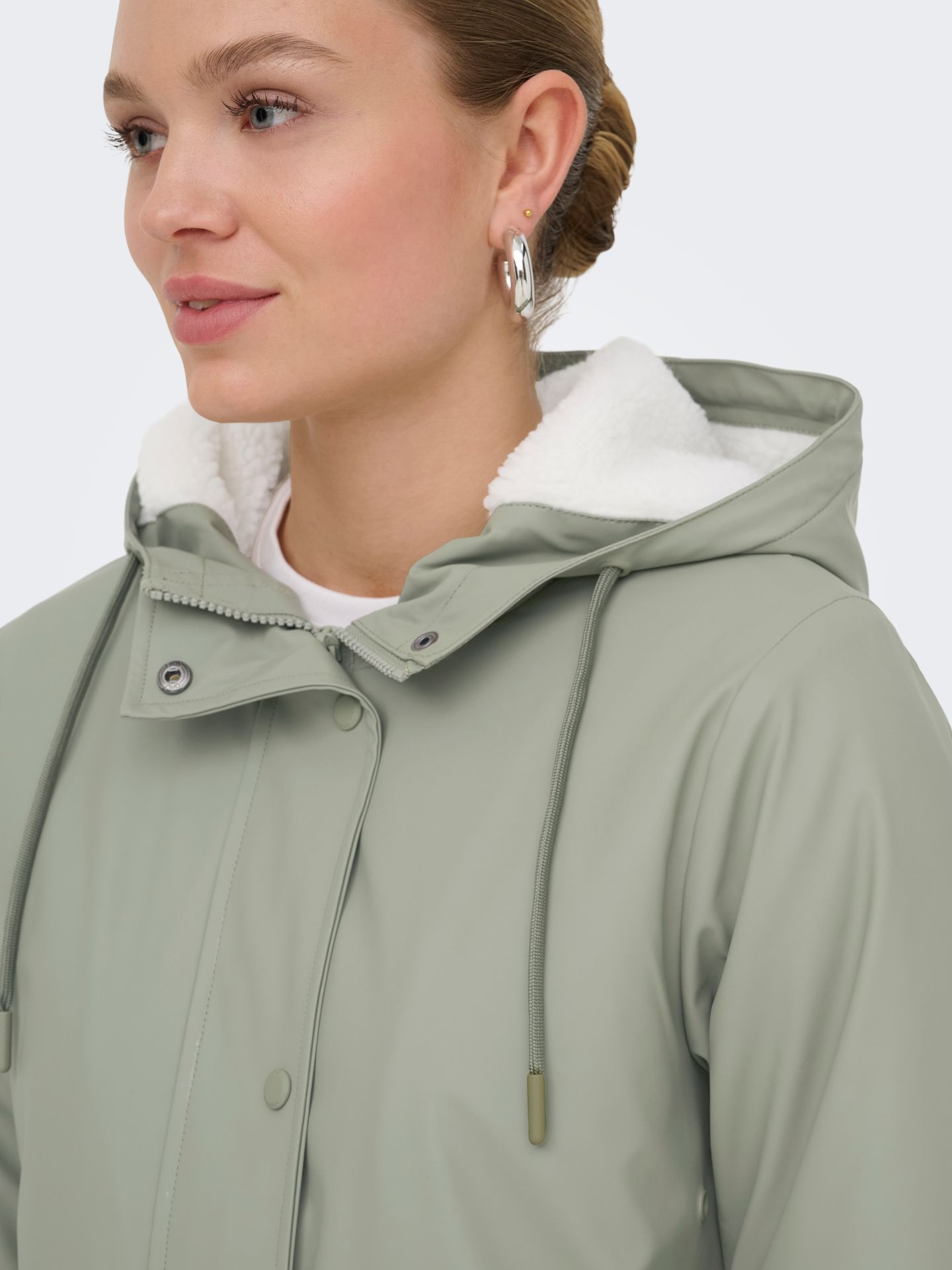 Only ONLSALLY RAINCOAT OTW NOOS Vetiver 2900169817052
